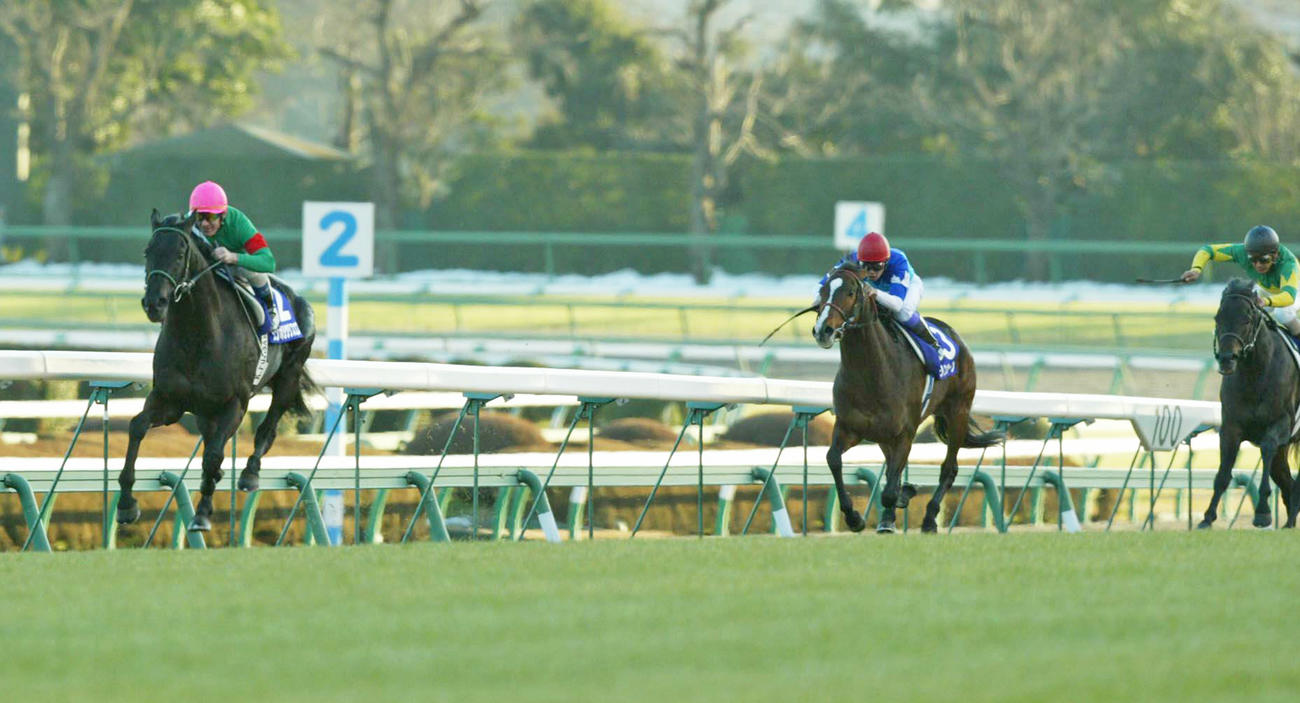 03年有馬記念を圧勝し連覇を飾ったシンボリクリスエス