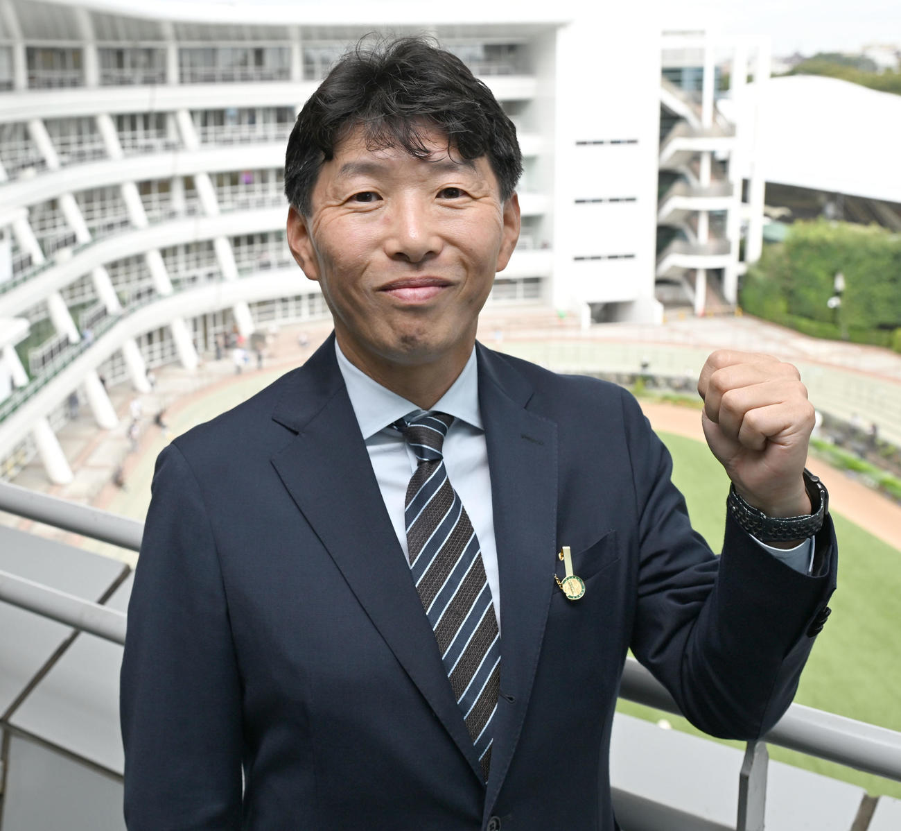 サンデーレーシングの吉田俊介代表（25年9月撮影）
