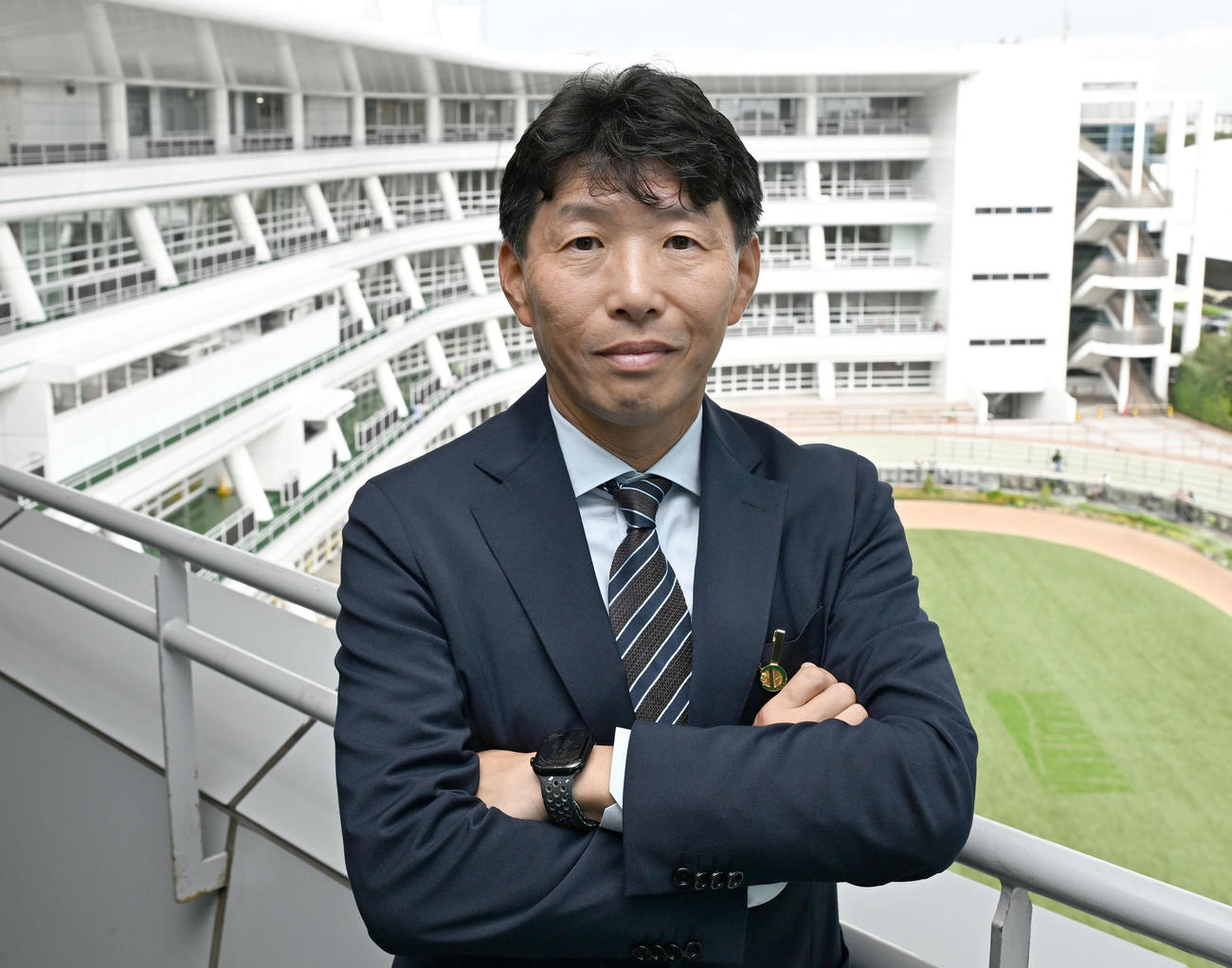 サンデーレーシングの吉田俊介代表（25年9月撮影）