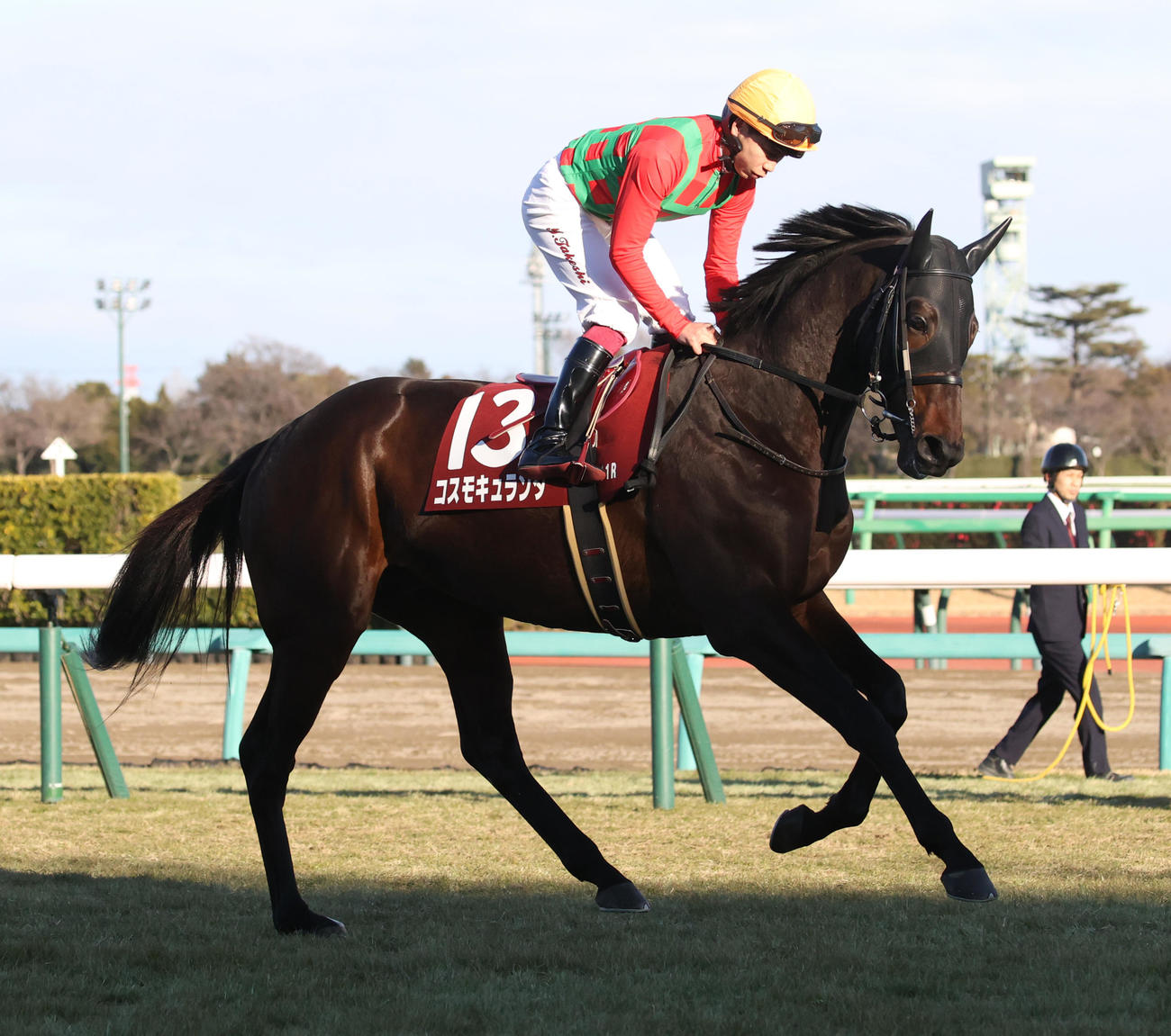 AJCCで3着だったコスモキュランダと横山武史騎手