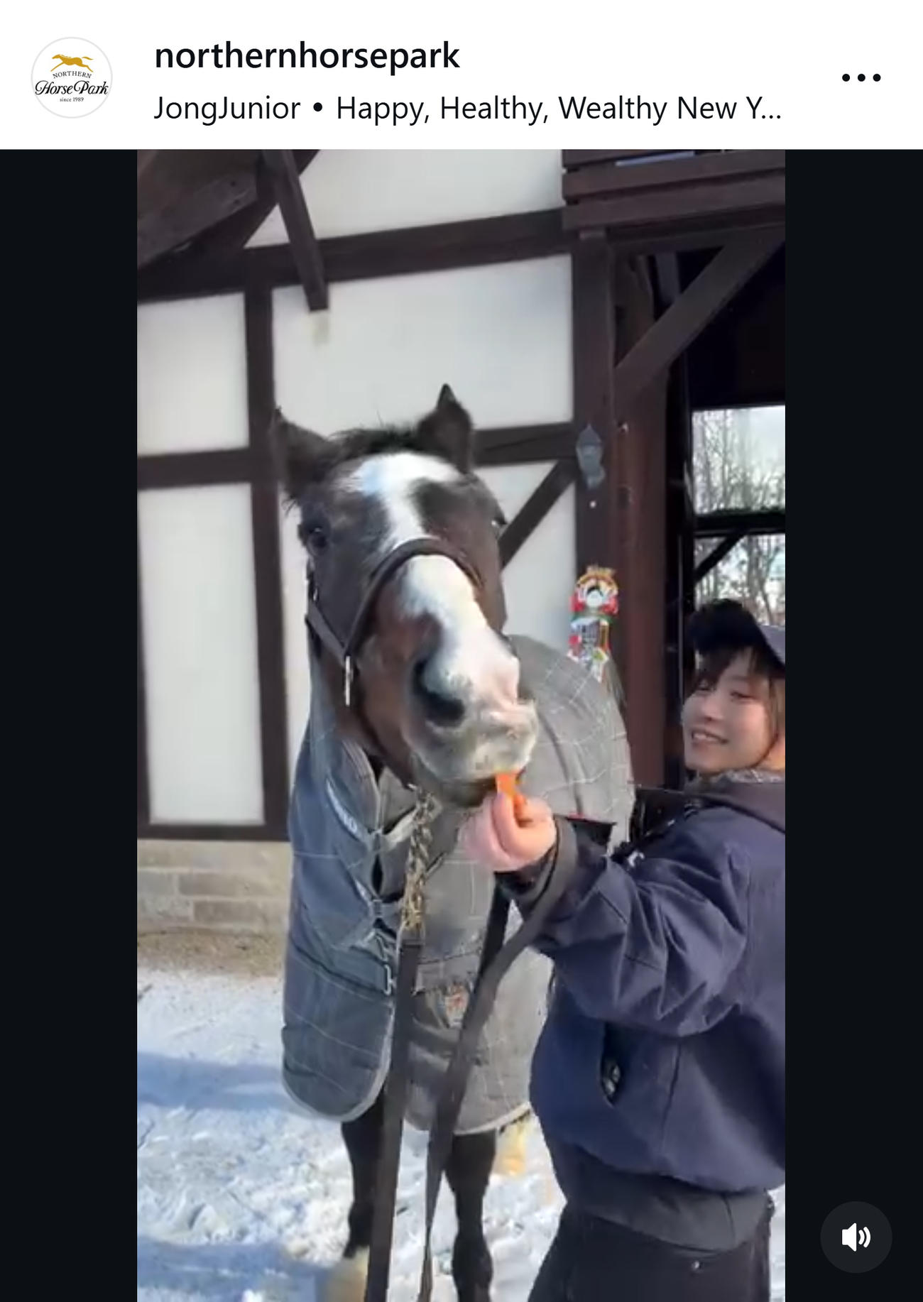 ノーザンホースパークのインスタグラムから