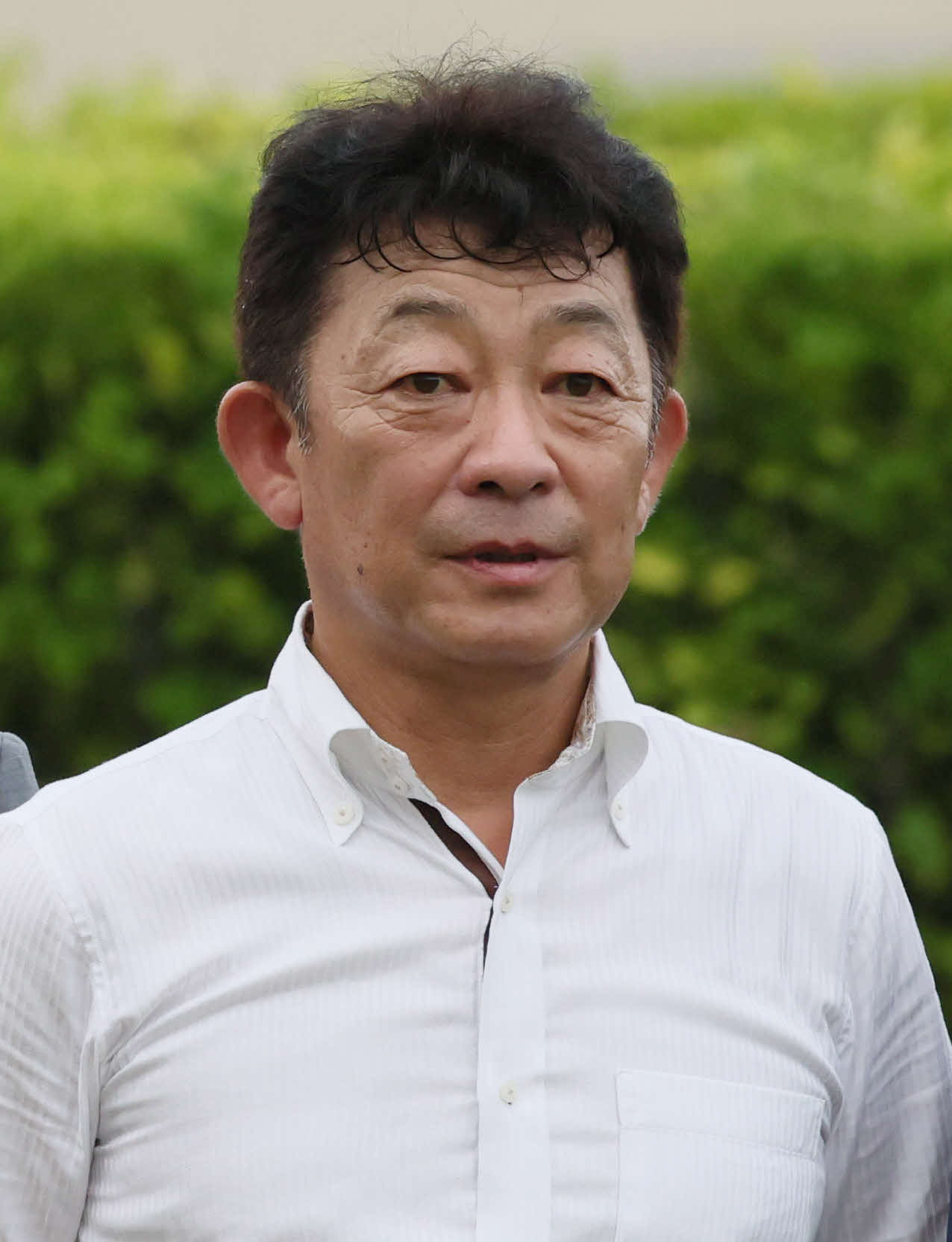 友道康夫調教師（2025年9月15日撮影）