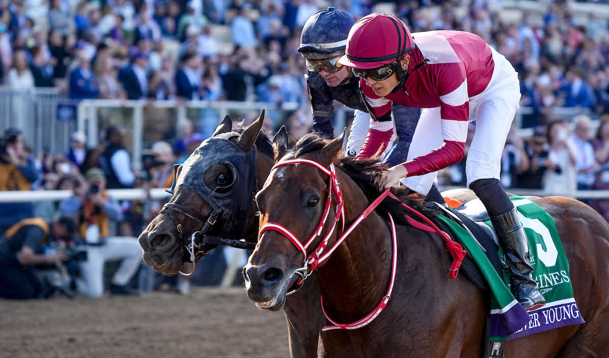 BCクラシックを制したフォーエバーヤング（C）Scott　Serio／Eclipse　Sportswire／Breeders　Cup