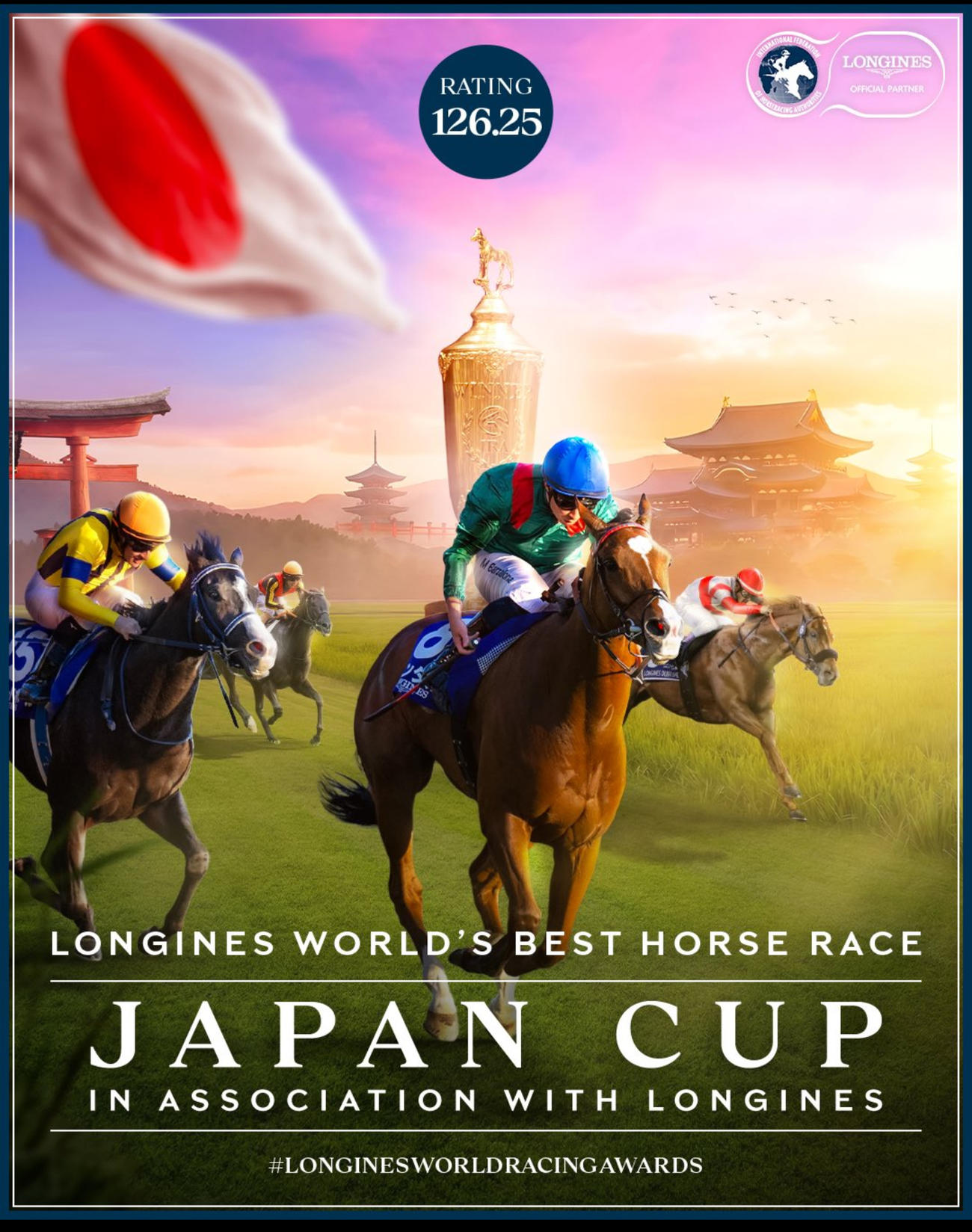 ロンジン・ワールドベストレースホースランキングの公式Xから