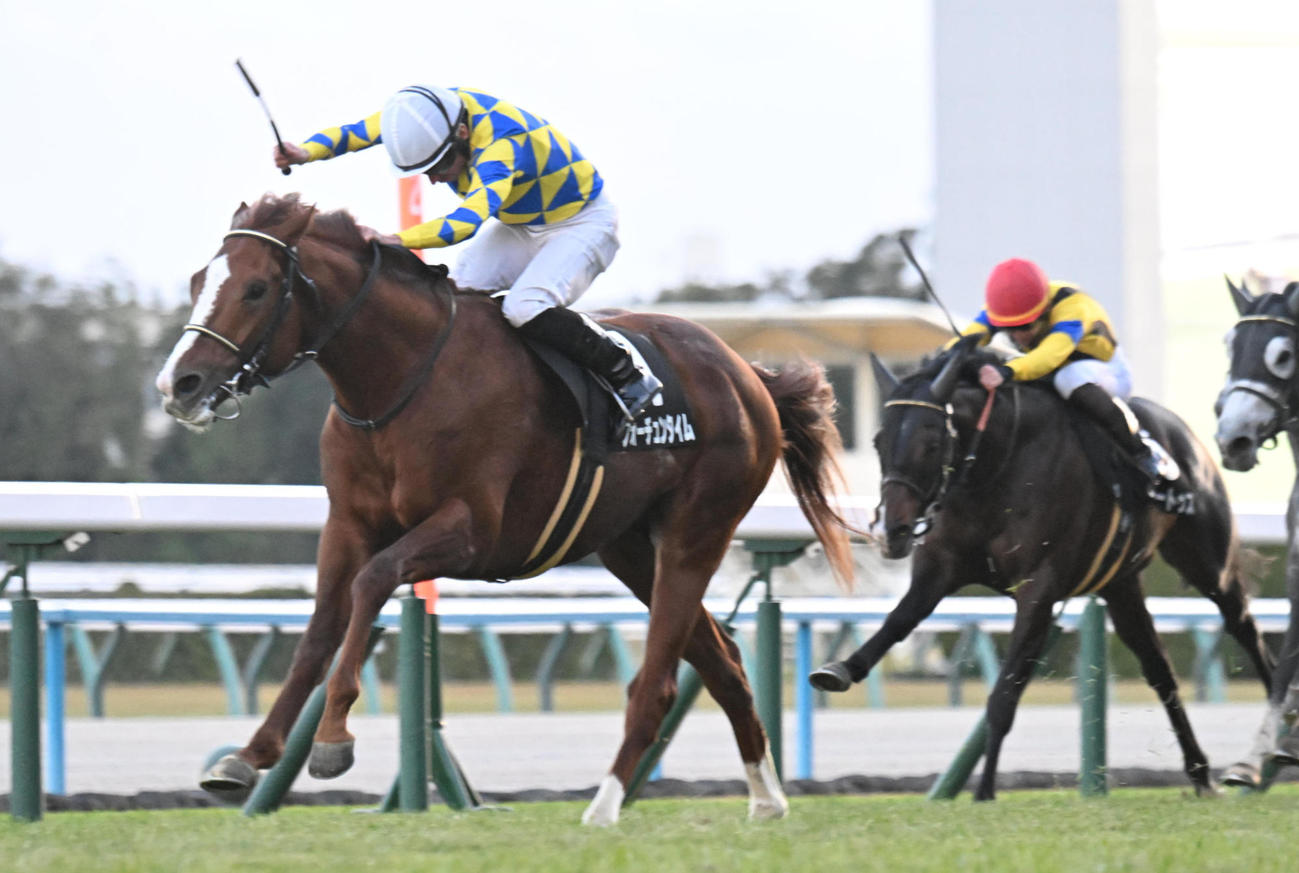 24年東山Sを制したフォーチュンタイムとR・ムーア騎手