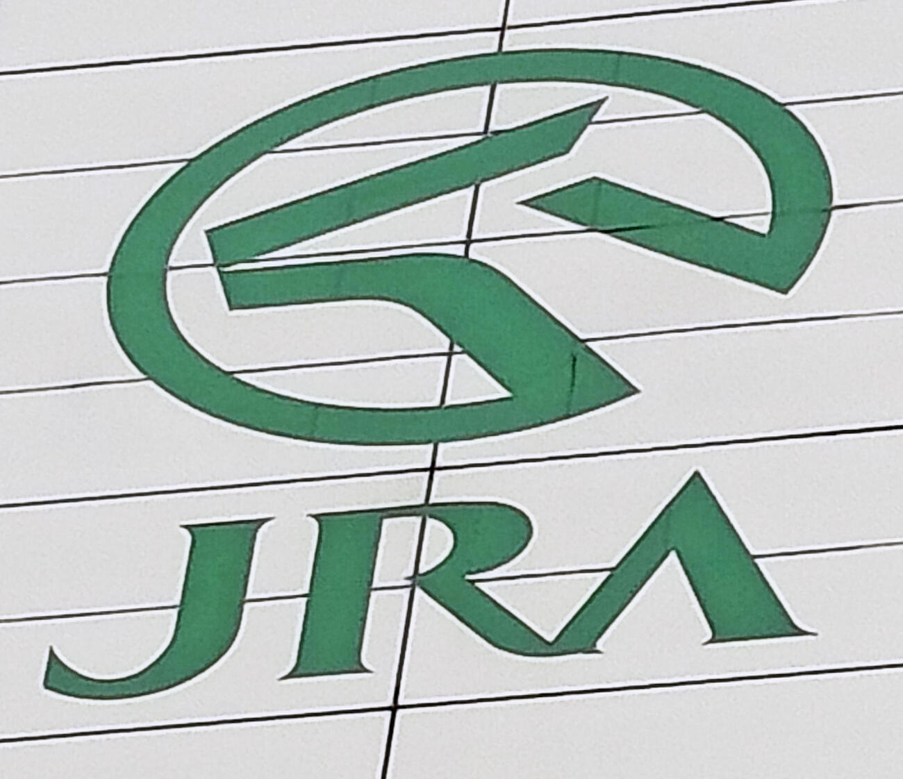 JRAのロゴ（2024年撮影）