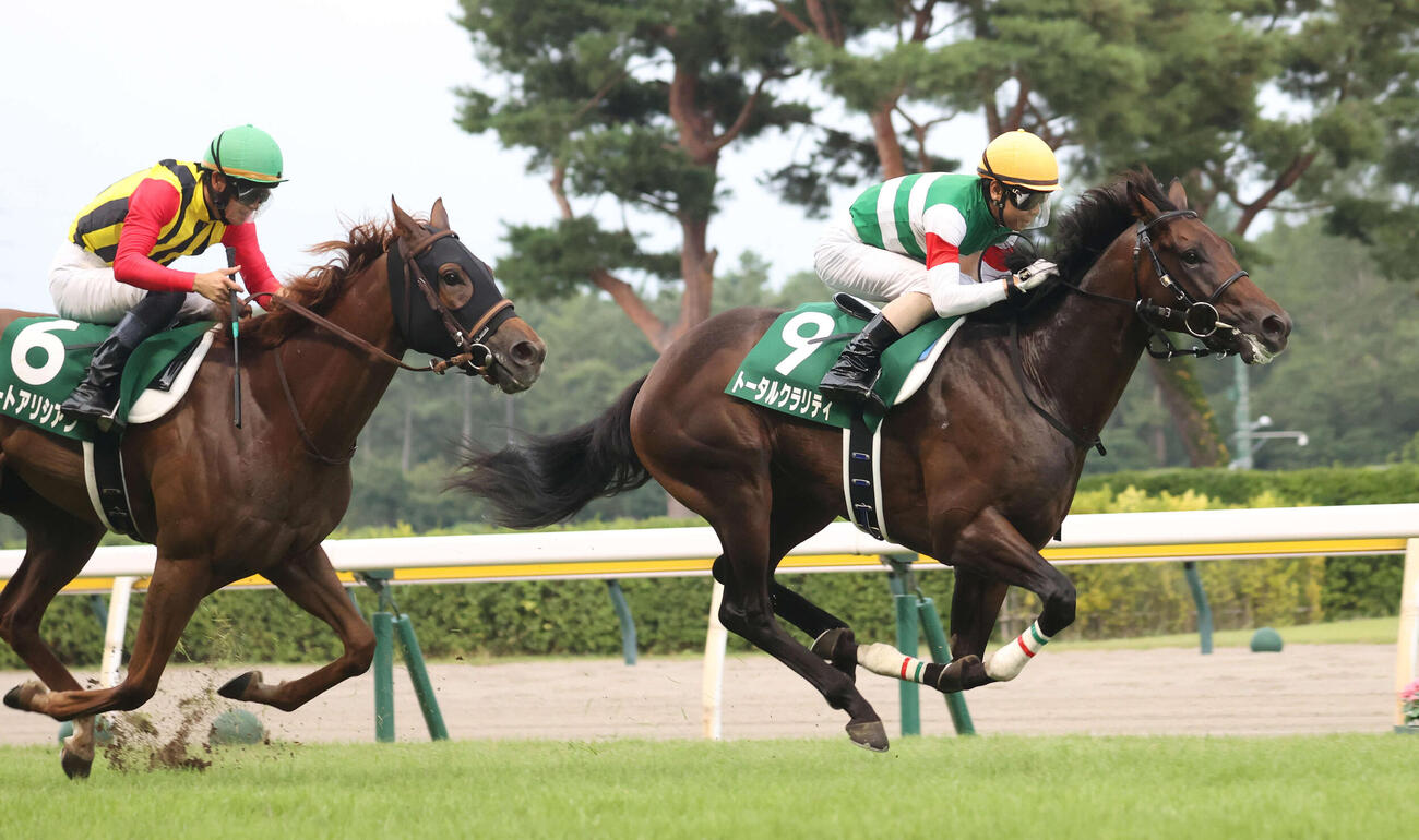 24年、新潟2歳Sを制したトータルクラリティ