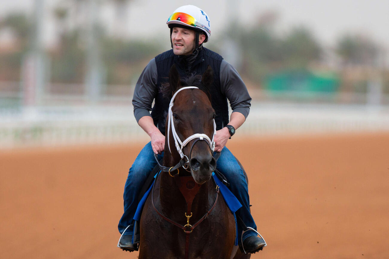 米国馬ビショップスベイ（C）Jockey ​Club ​of ​Saudi ​Arabia​/​Abdullah ​Wanas ​Alshammari