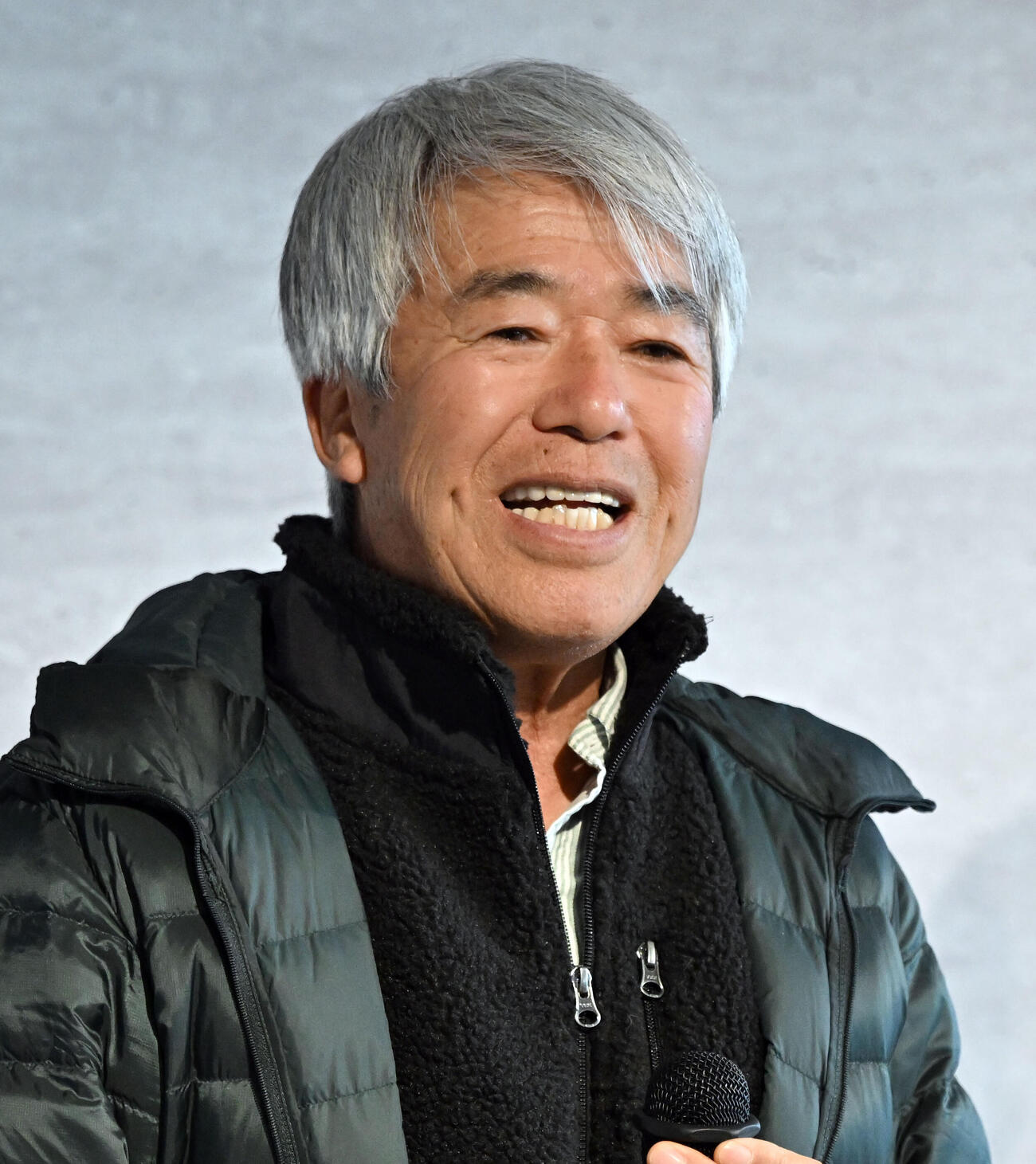 トークイベントでファンの質問に答える藤沢元師（撮影・千葉一成）