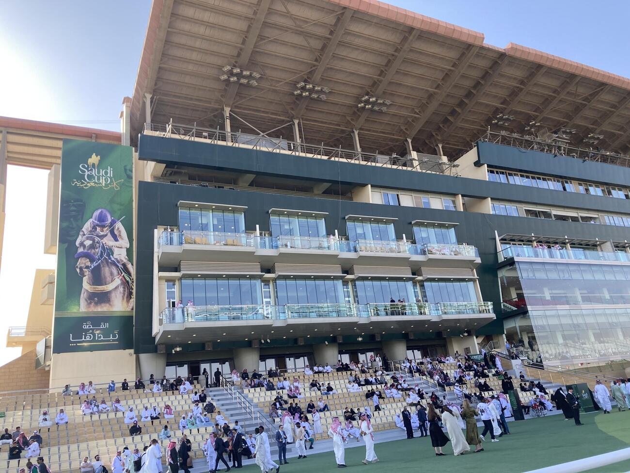 サウジC当日のキングアブドゥルアジーズ競馬場（撮影・太田尚樹）