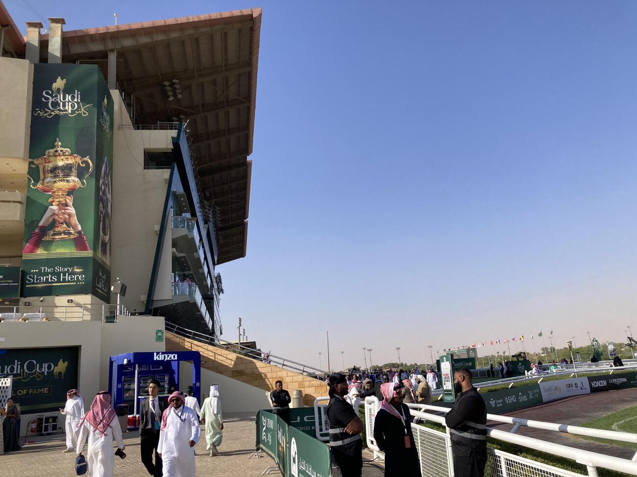 サウジC当日のキングアブドゥルアジーズ競馬場（撮影・太田尚樹）
