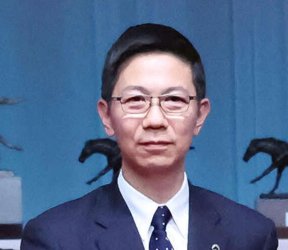 サラブレッドクラブ・ラフィアンの岡田紘和代表（2024年1月撮影）