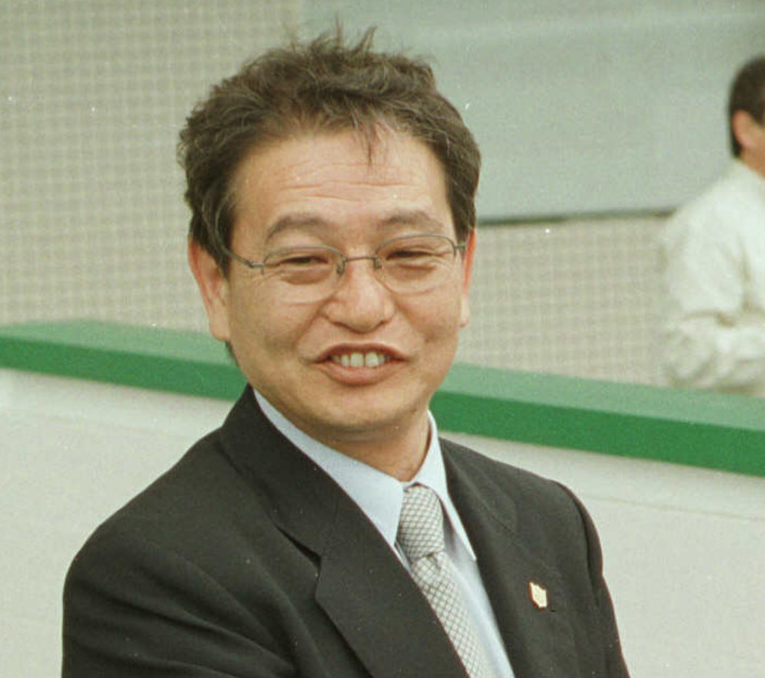 南田美知雄調教師（2002年6月30日撮影）