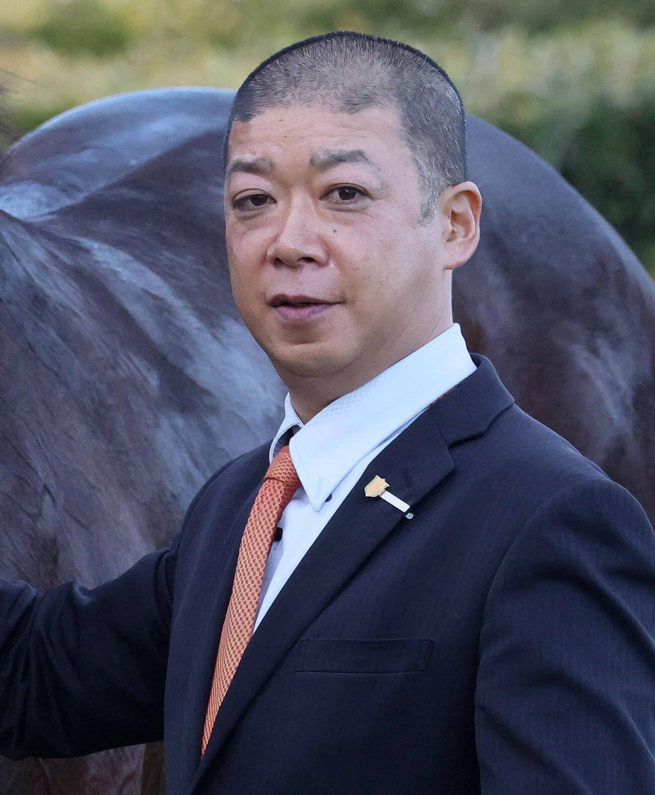 高野友和調教師（2026年1月撮影）