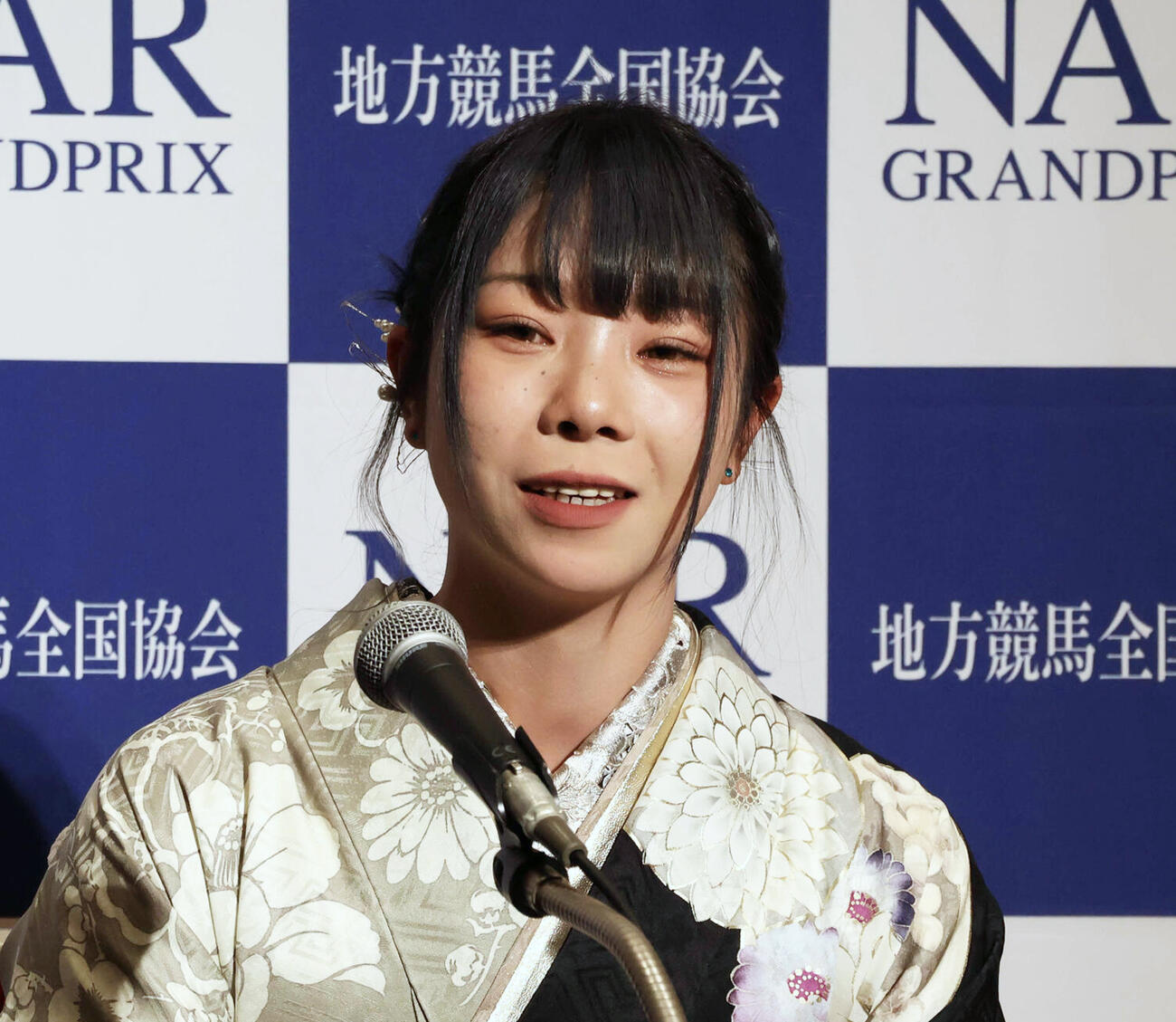 ばんえいの今井千尋騎手（2026年撮影）