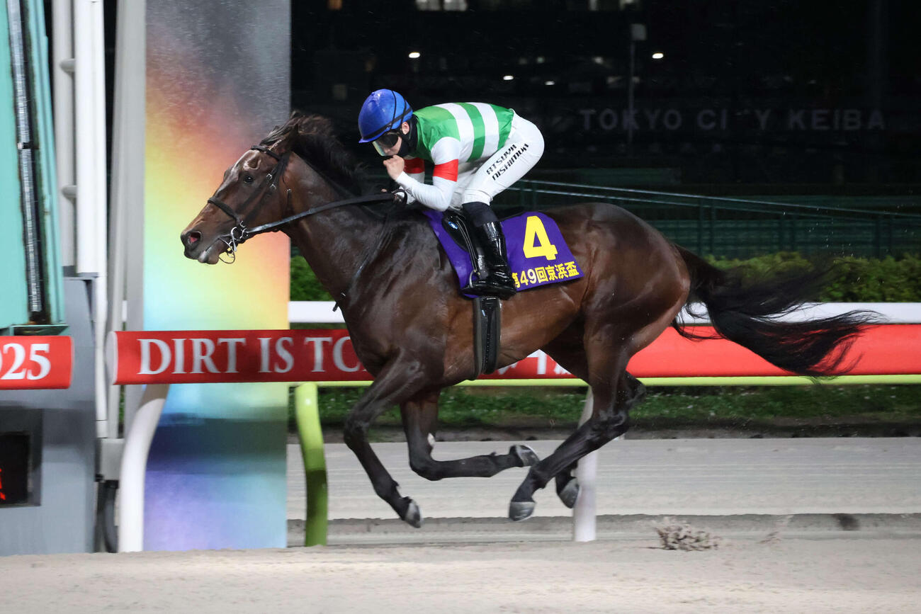 大井11R、京浜盃を制したロックターミガンと西村淳也騎手