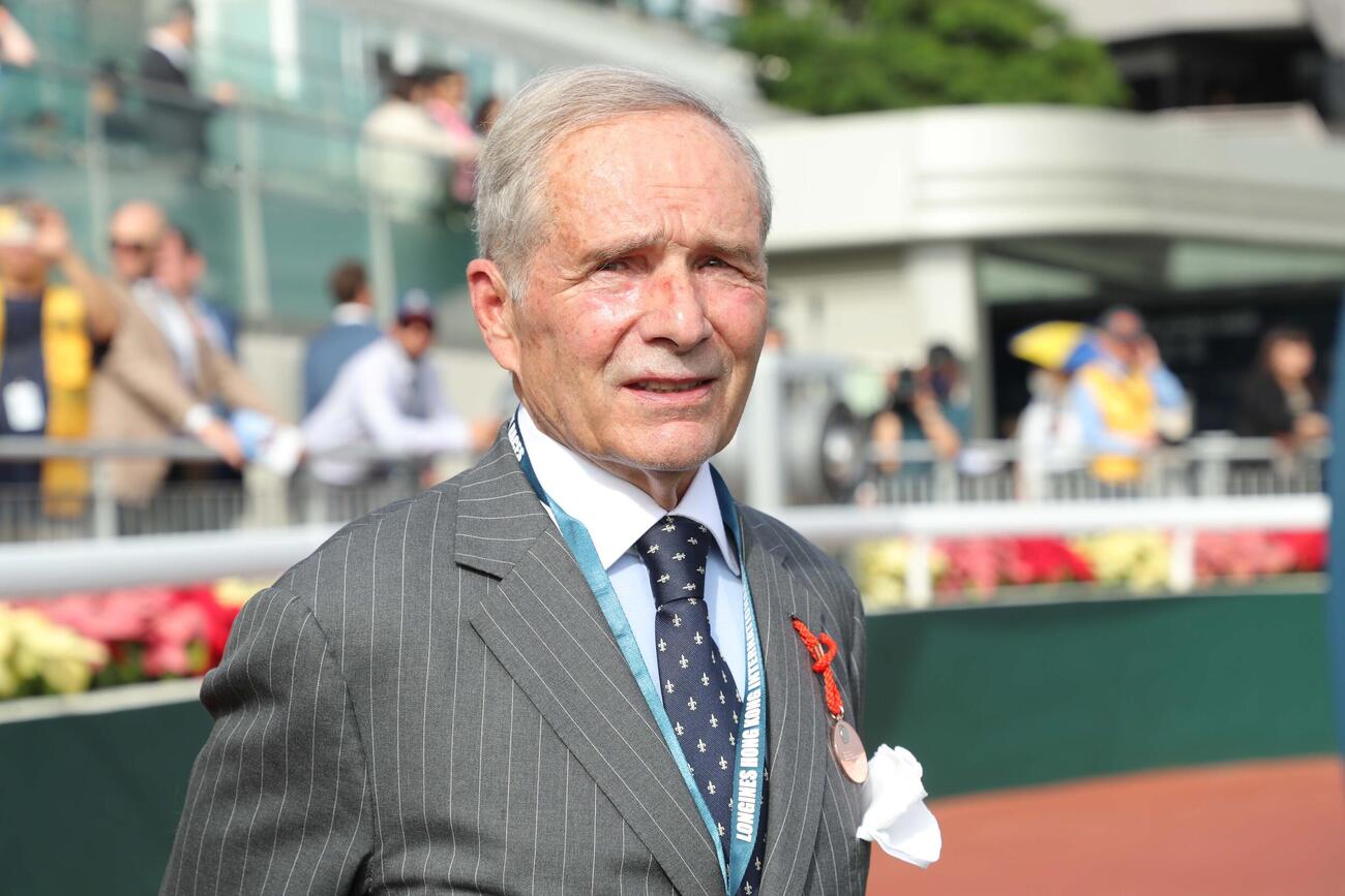 フランスの名伯楽ファーブル師（C）The Hong Kong Jockey Club