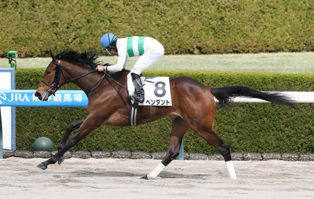 3月8日阪神5R、3歳1勝クラスを制したペンダント