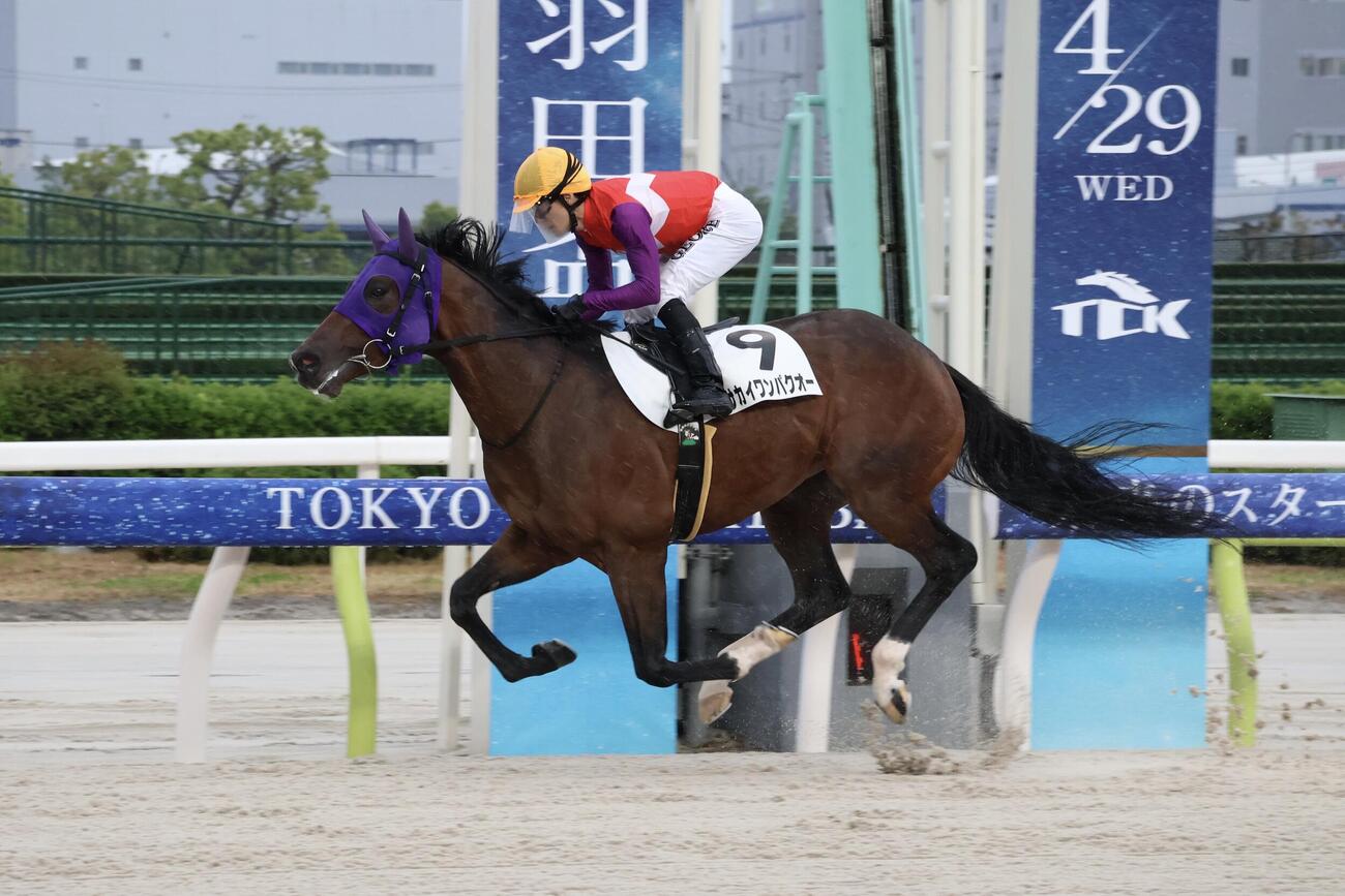 逃げ切り勝ちを決めた純烈酒井一圭が馬主のサカイワンパクオー