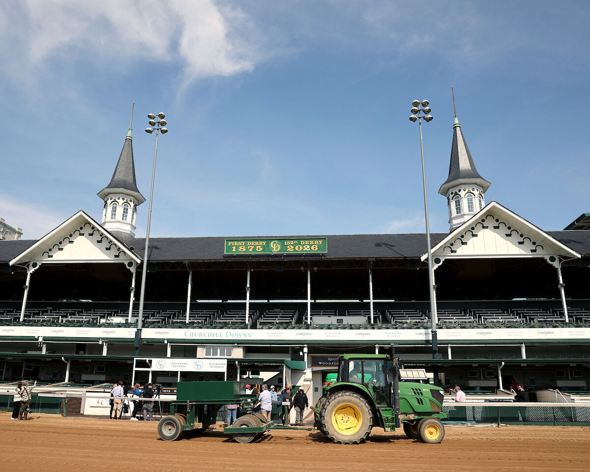 ケンタッキーダービーが行われるチャーチルダウンズ競馬場（C）COADY MEDIA
