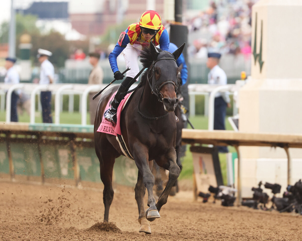 チャーチルダウンズSを制したテーオーエルビス（C）COADY　MEDIA
