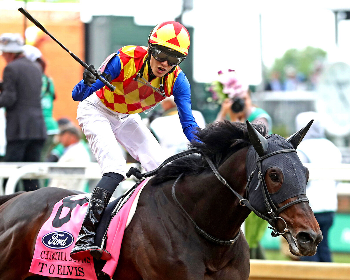 チャーチルダウンズSを制したテーオーエルビス（C）COADY　MEDIA