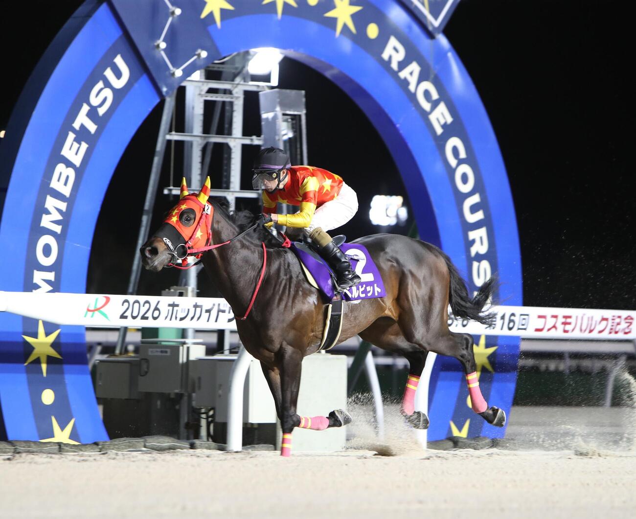 絶対王者ベルピットがコスモバルク記念3連覇達成
