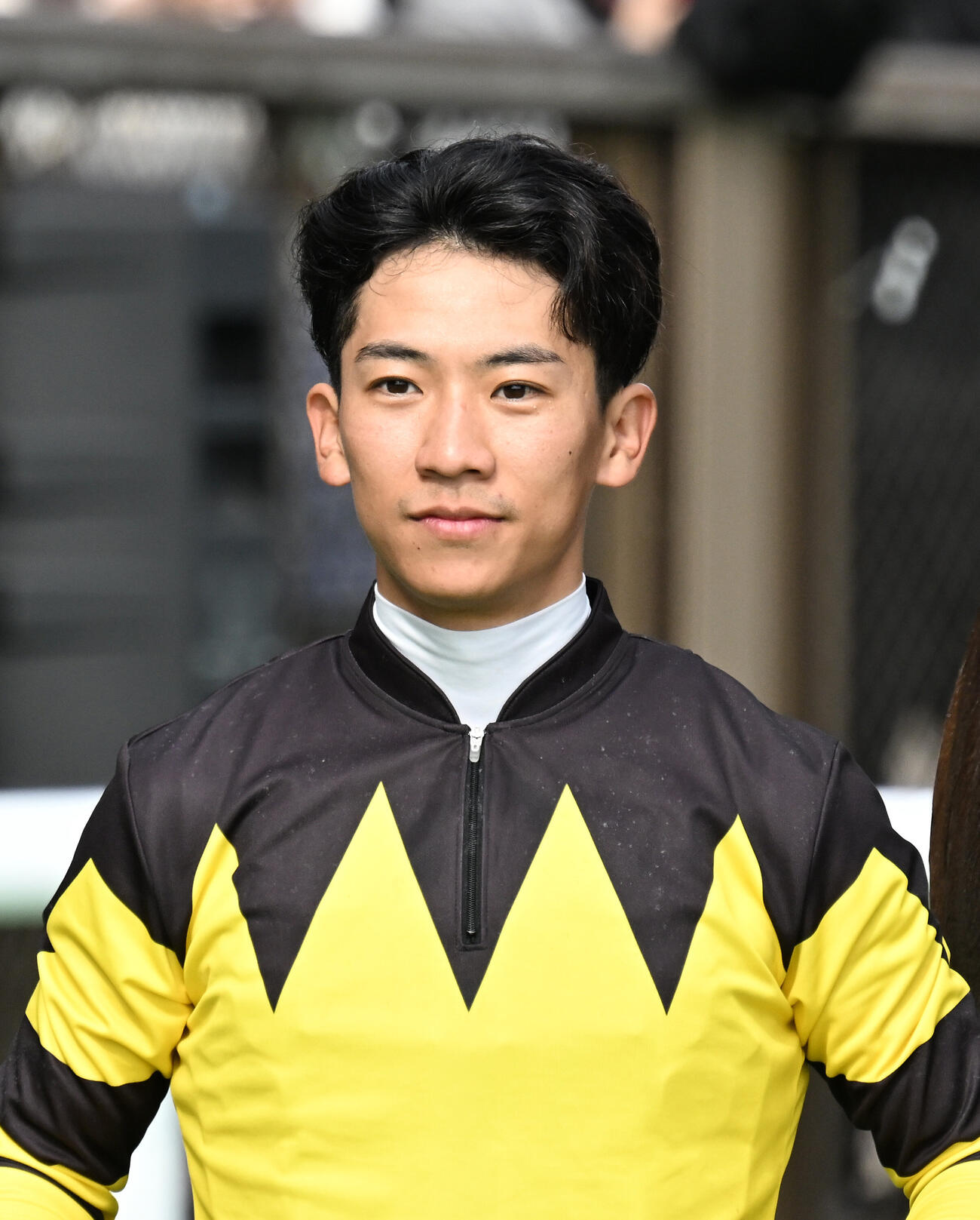 荻野極騎手（2026年4月26日撮影）