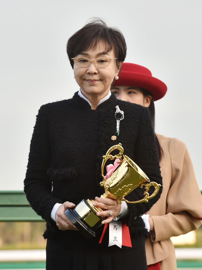 寺田千代乃オーナー（2017年12月撮影）