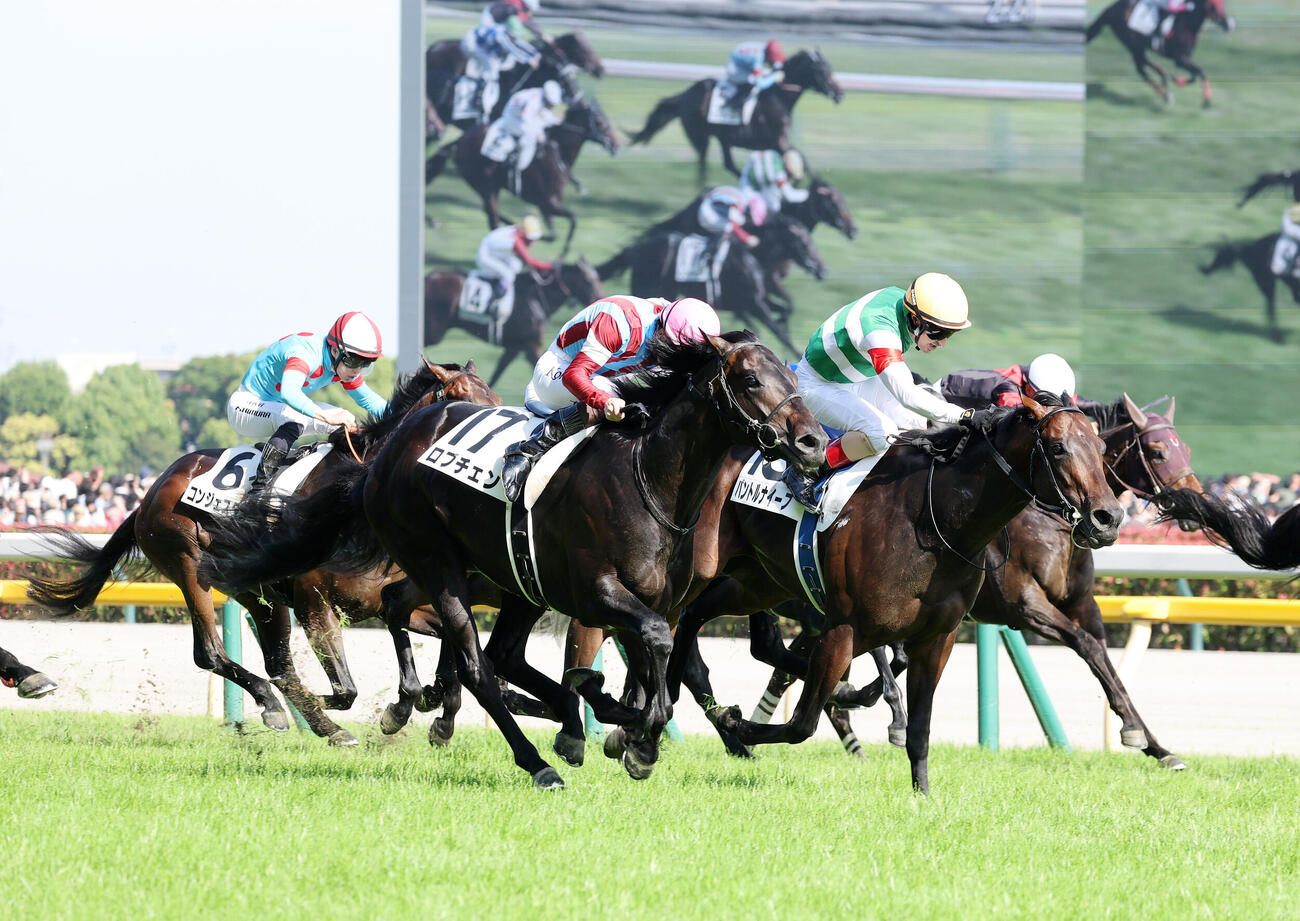 ロブチェンが制したダービー（撮影・鈴木正人）