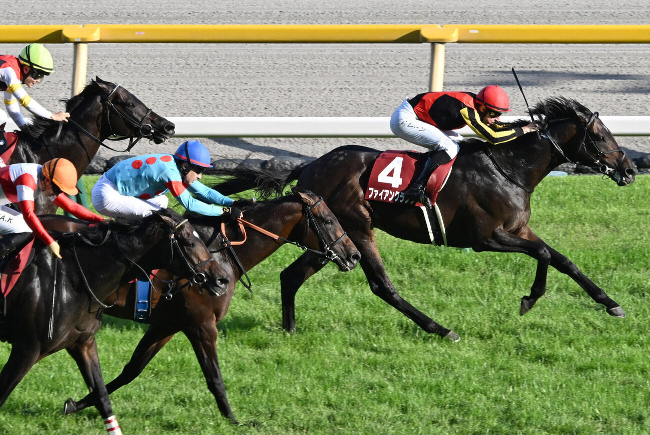 目黒記念2着に敗れたウィクトルウェルス（右から2頭目）（撮影・千葉一成）