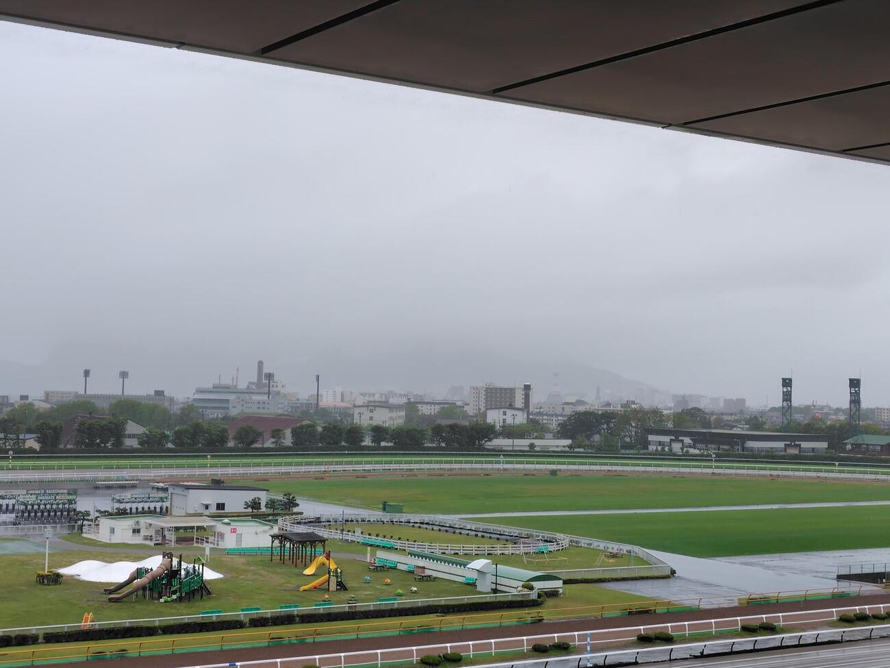 函館山は残念ながら雨で見えず