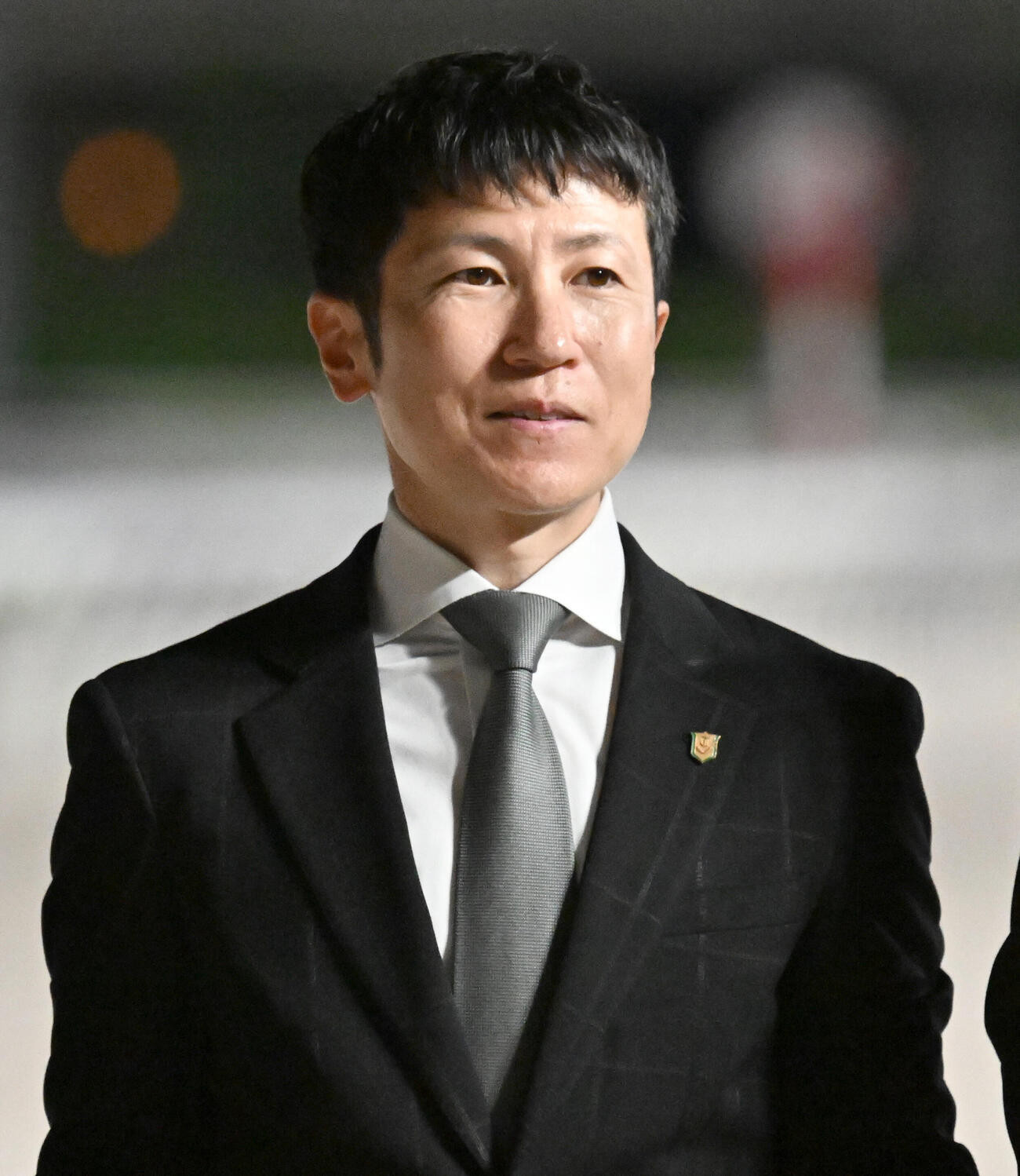 東京ダービーをフィンガーと戸崎圭太騎手で制した田中博康調教師（撮影・千葉一成）