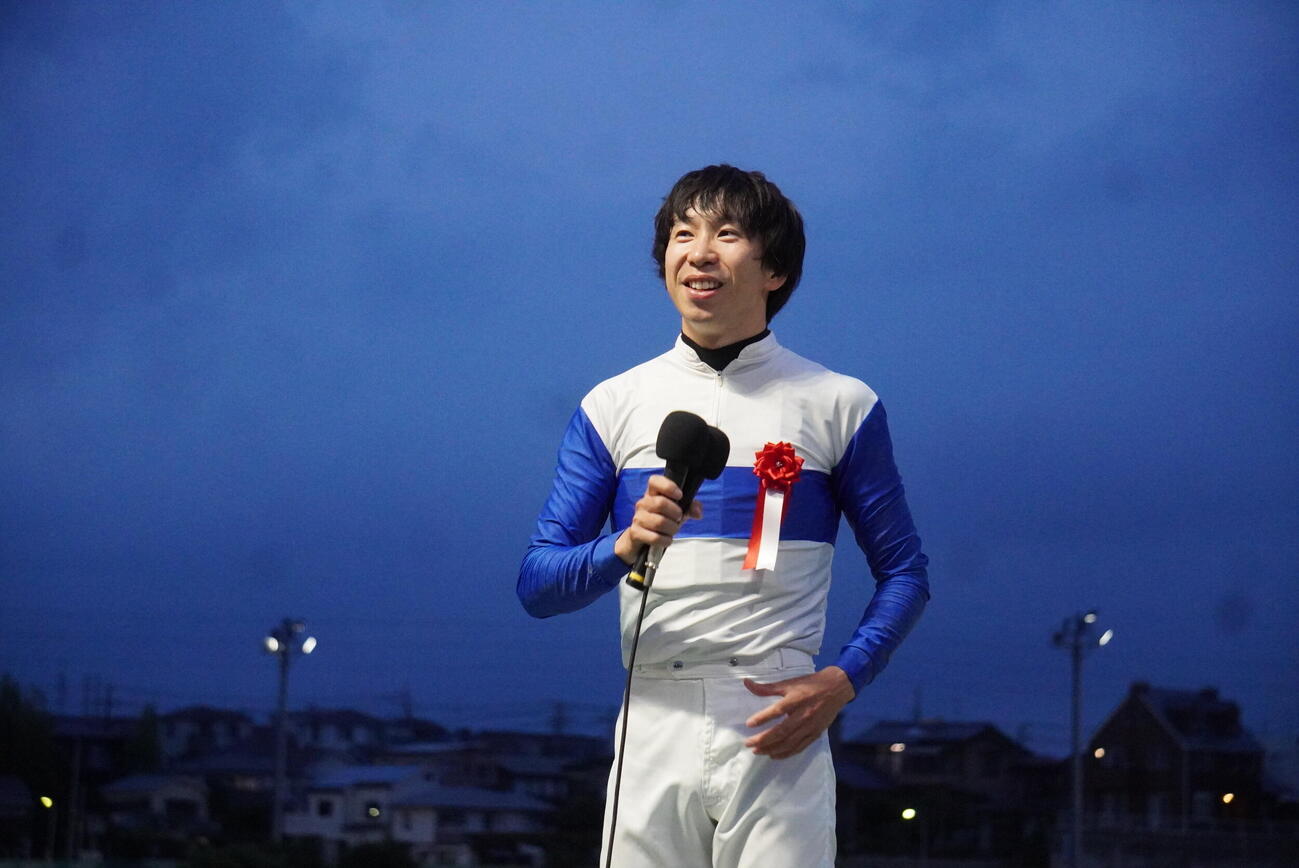 さきたま杯を制したロードフォンスに騎乗した横山和生騎手