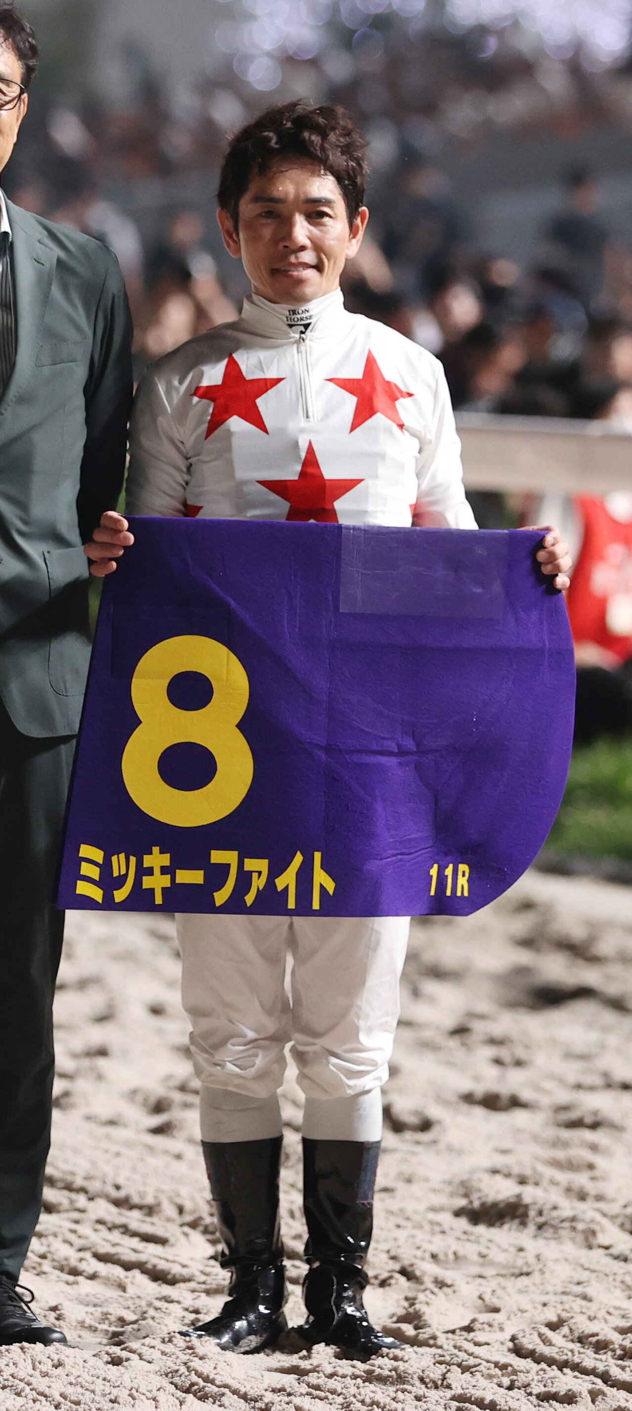 帝王賞を制したミッキーファイトの戸崎圭太騎手（撮影・柴田隆二）