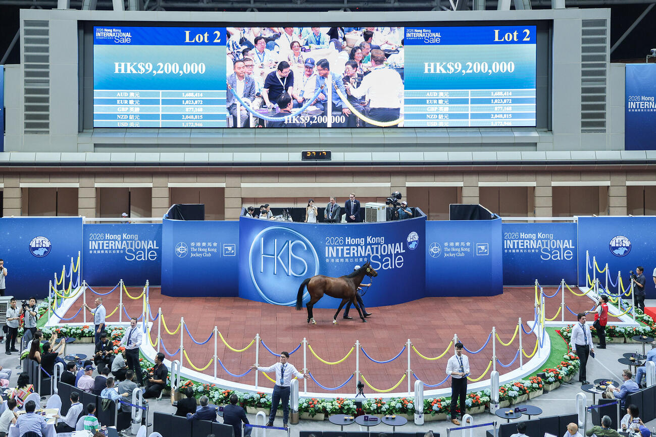 香港インターナショナルセールの様子（C）The Hong Kong Jockey Club