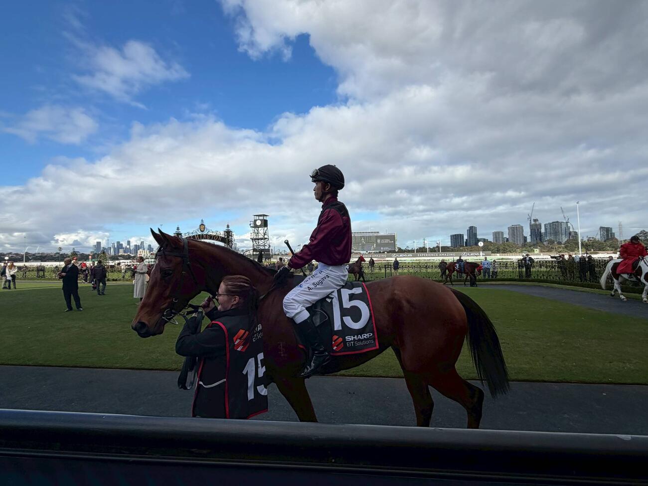 フレミントン競馬場で騎乗した菅原明良騎手