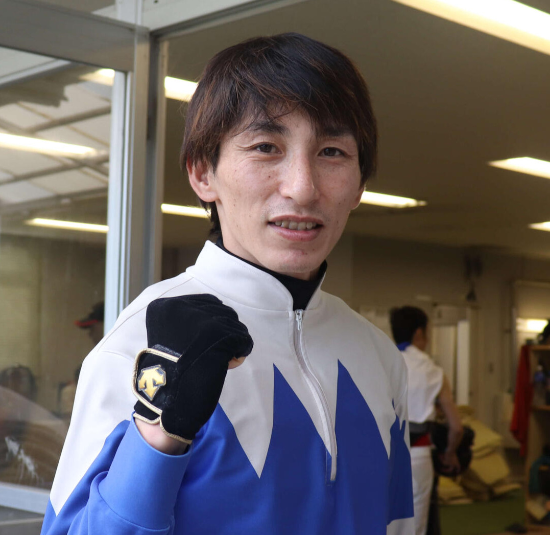高知競馬の佐原秀泰騎手（2019年撮影）