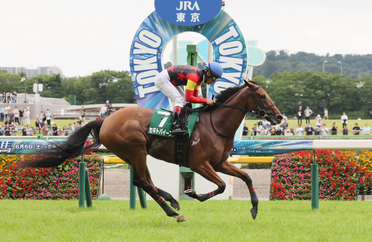 府中牝馬Sを制したセキトバイースト（2026年6月21日撮影）