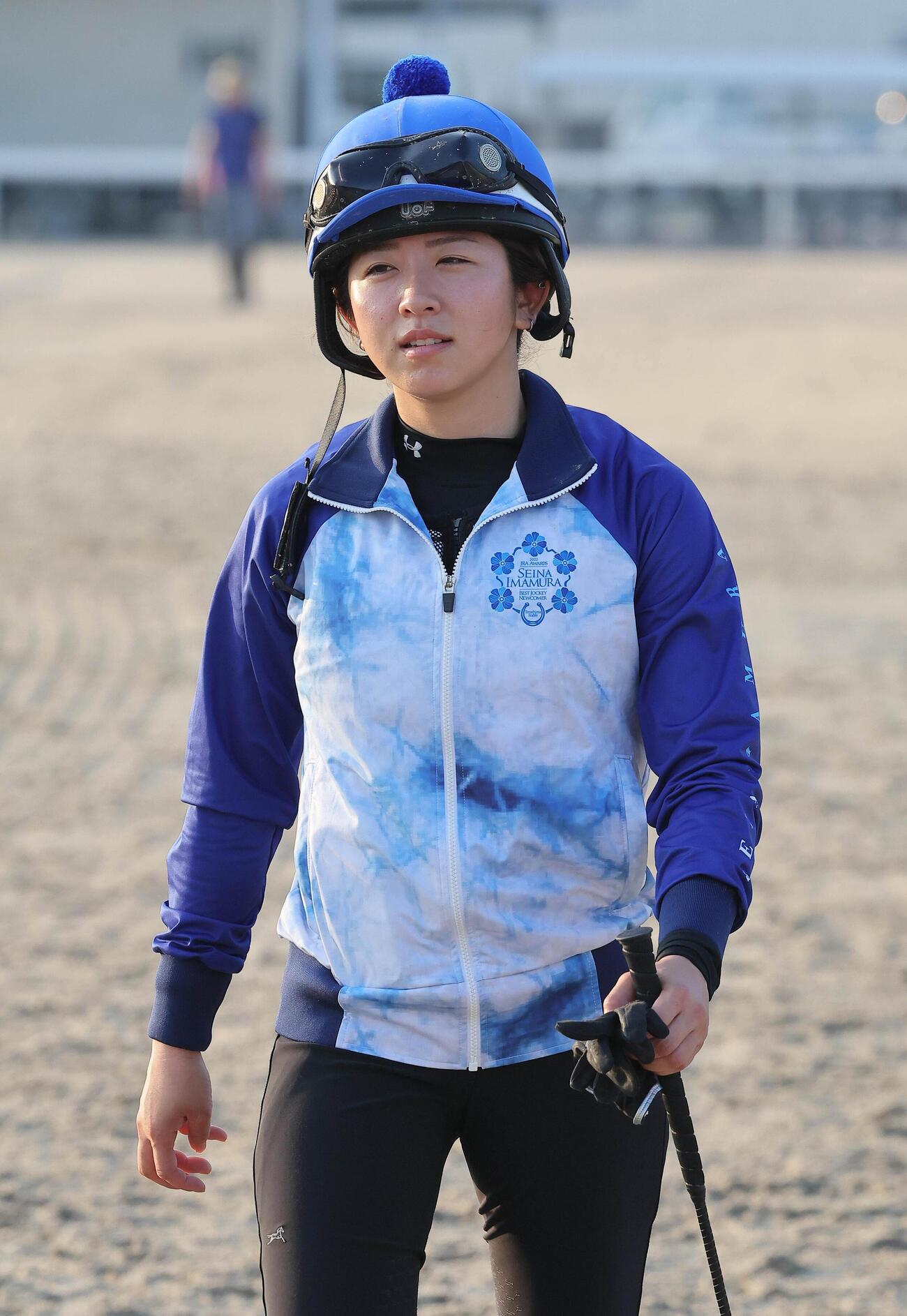 ノーランサンライズに騎乗する今村聖奈騎手（2026年7月16日撮影）