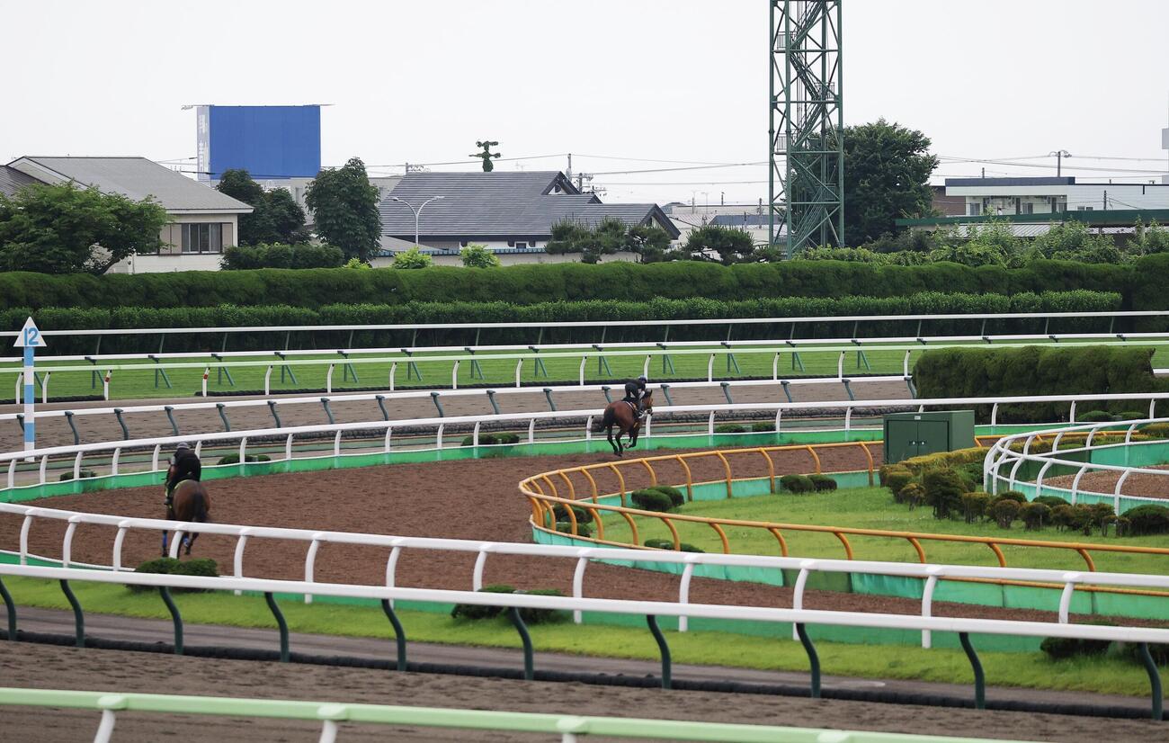 ただ青いだけの看板。いったい何の看板？