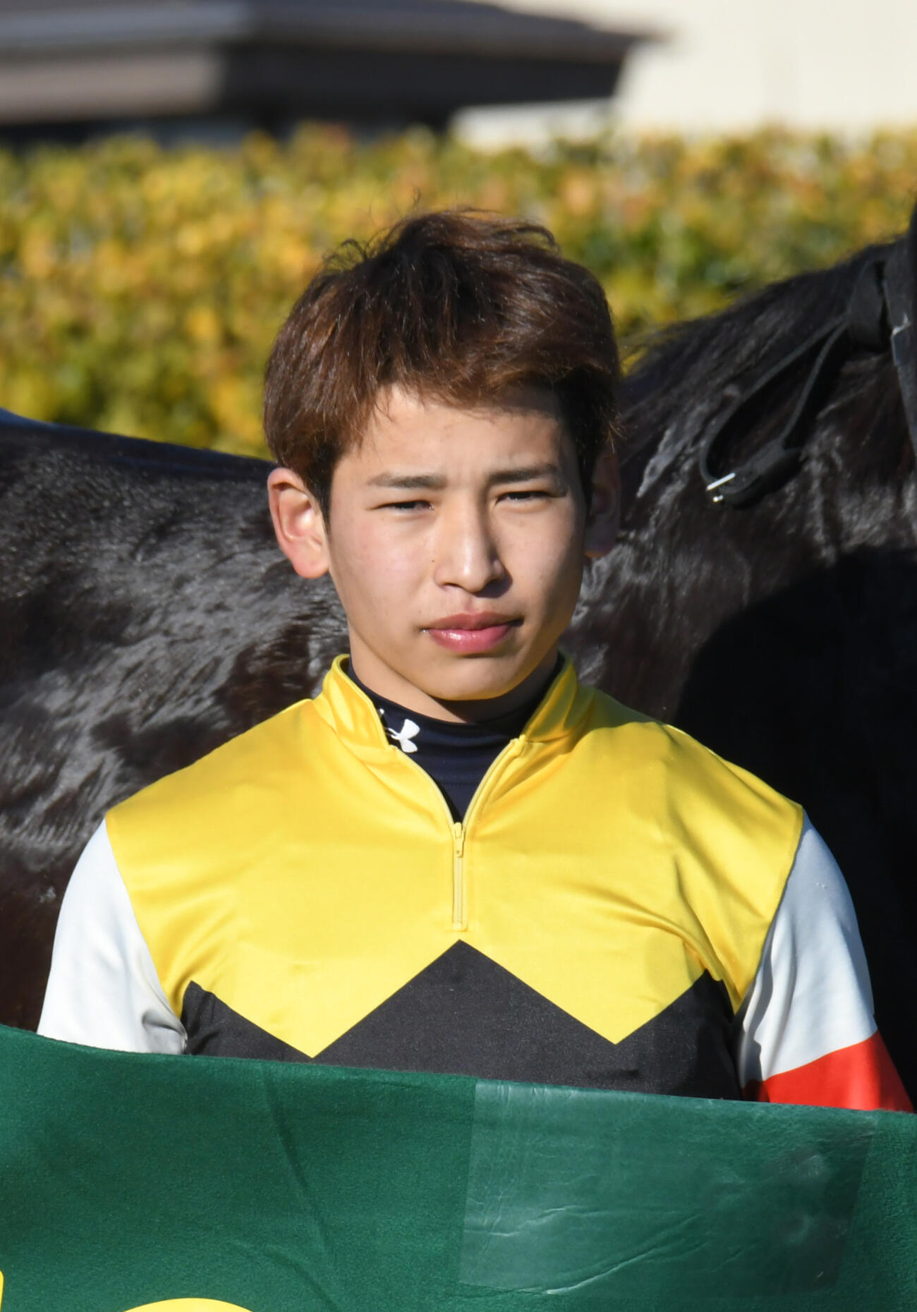 飛田愛斗騎手(2021年12月撮影)