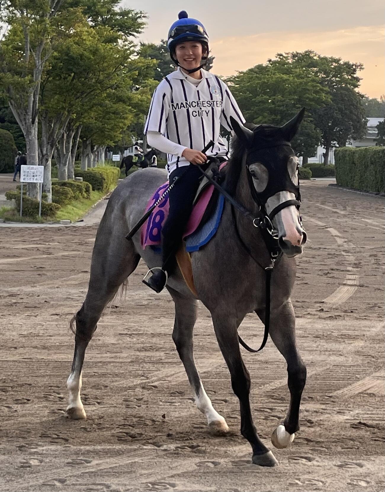 昨年に続き夏競馬期間に美浦滞在を行う今村聖奈騎手