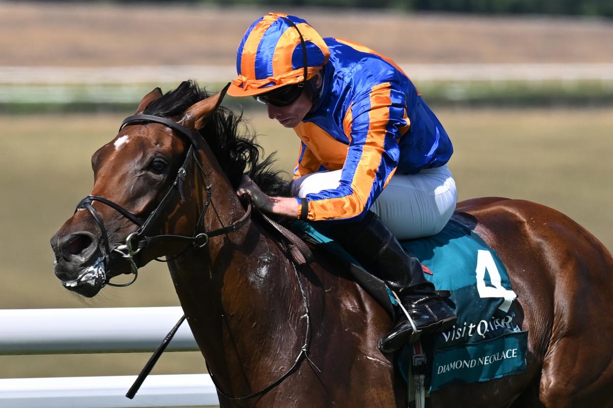 ナッソーＳを制したダイヤモンドネックレス（C）Goodwood Racecourse