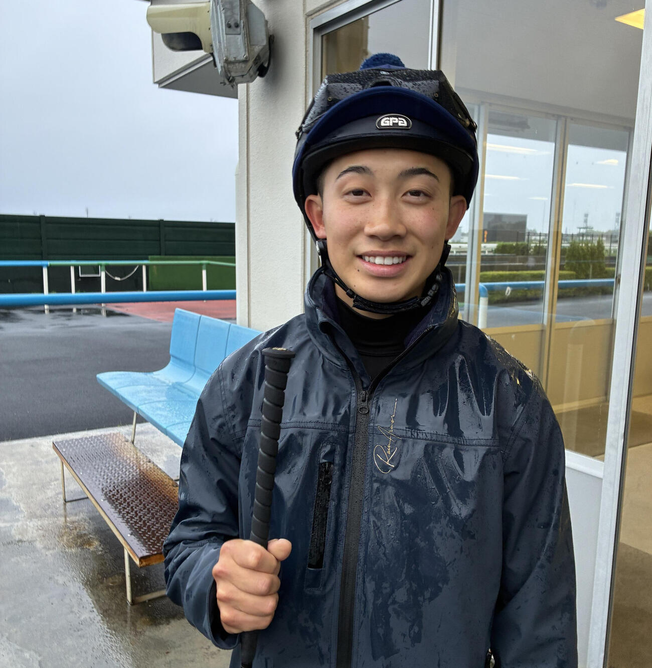 エルムSウェイワードアクトで重賞初制覇に挑む舟山騎手（撮影・太田尚樹）