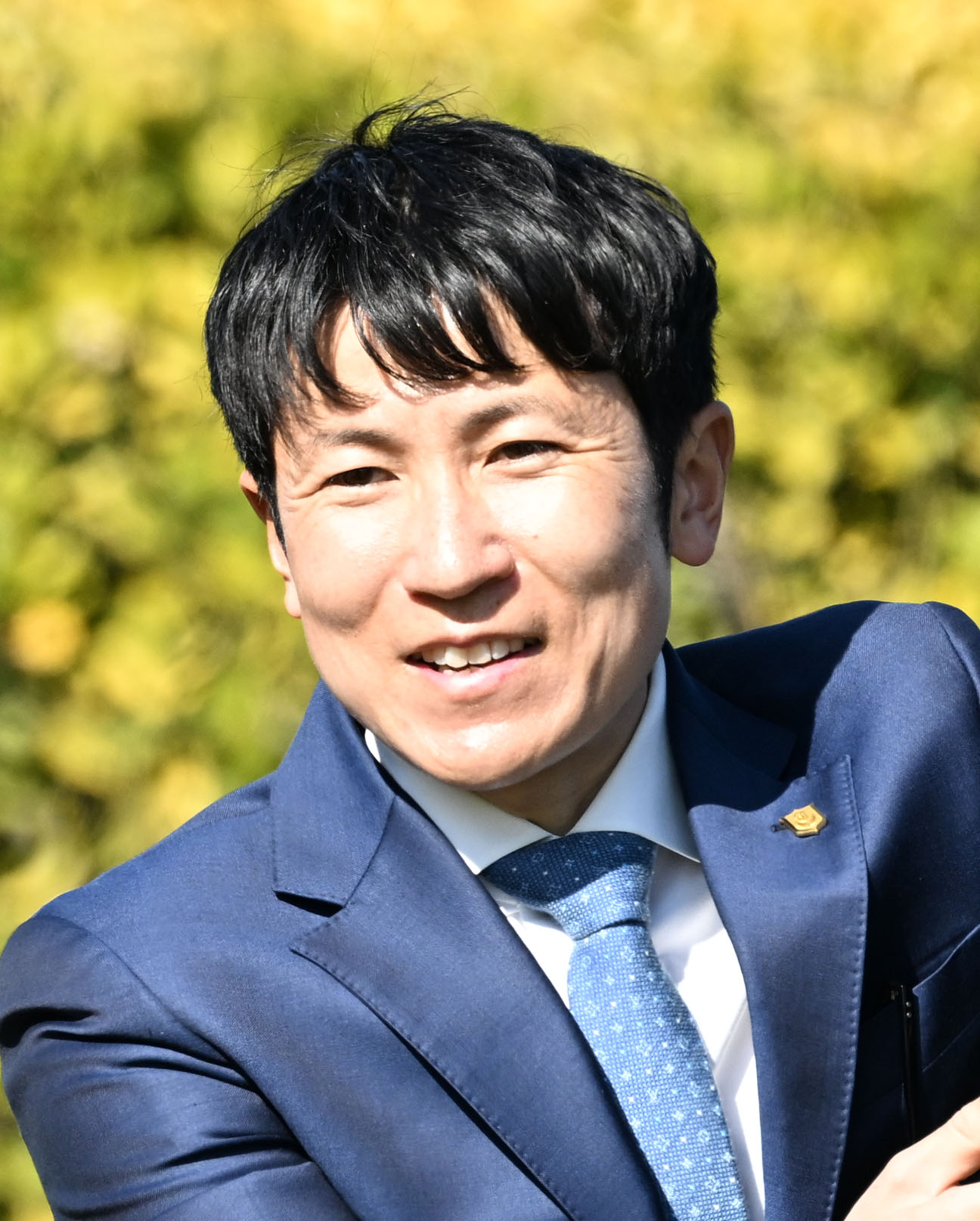 田中博康調教師（2025年3月撮影）