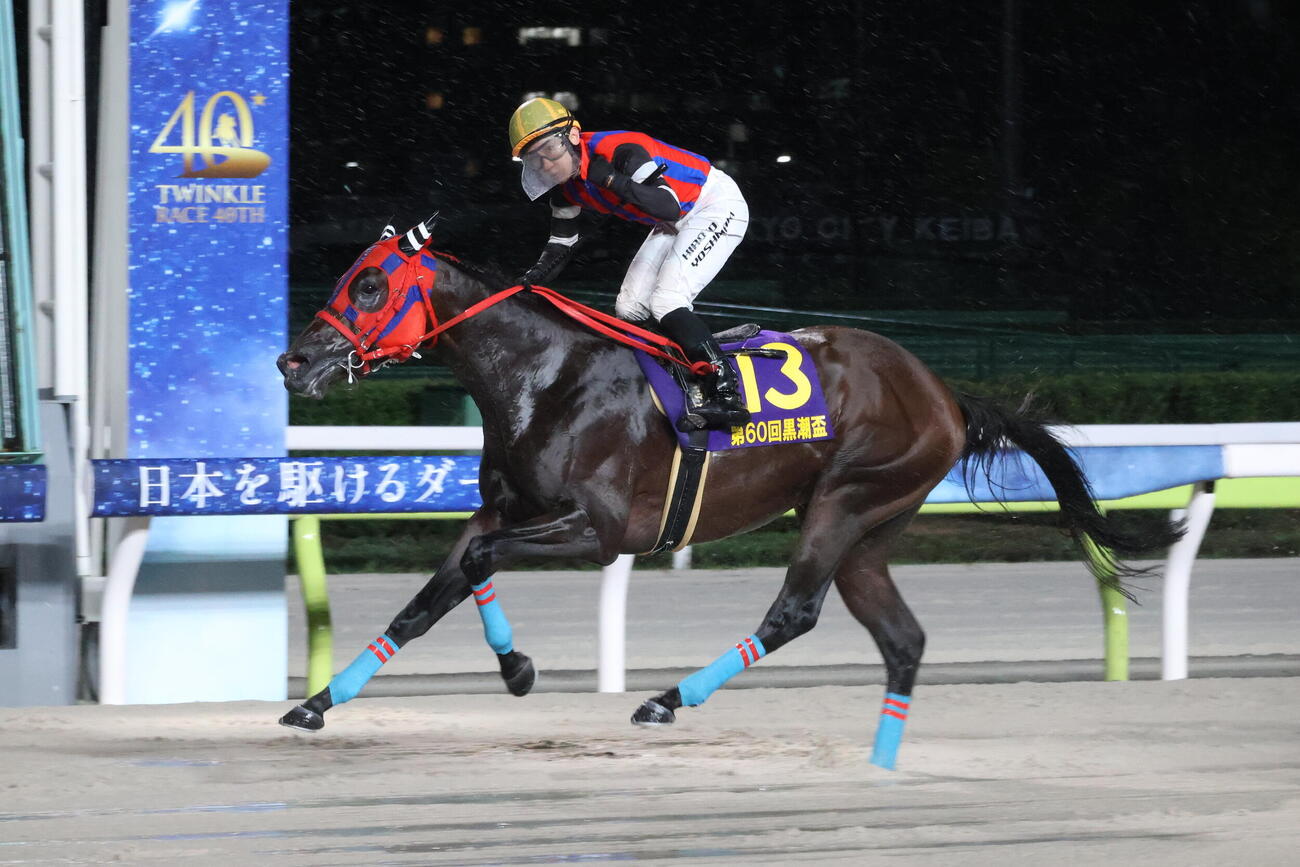 日刊スポーツ賞黒潮盃を制したミルトイブニングと吉原寛人騎手