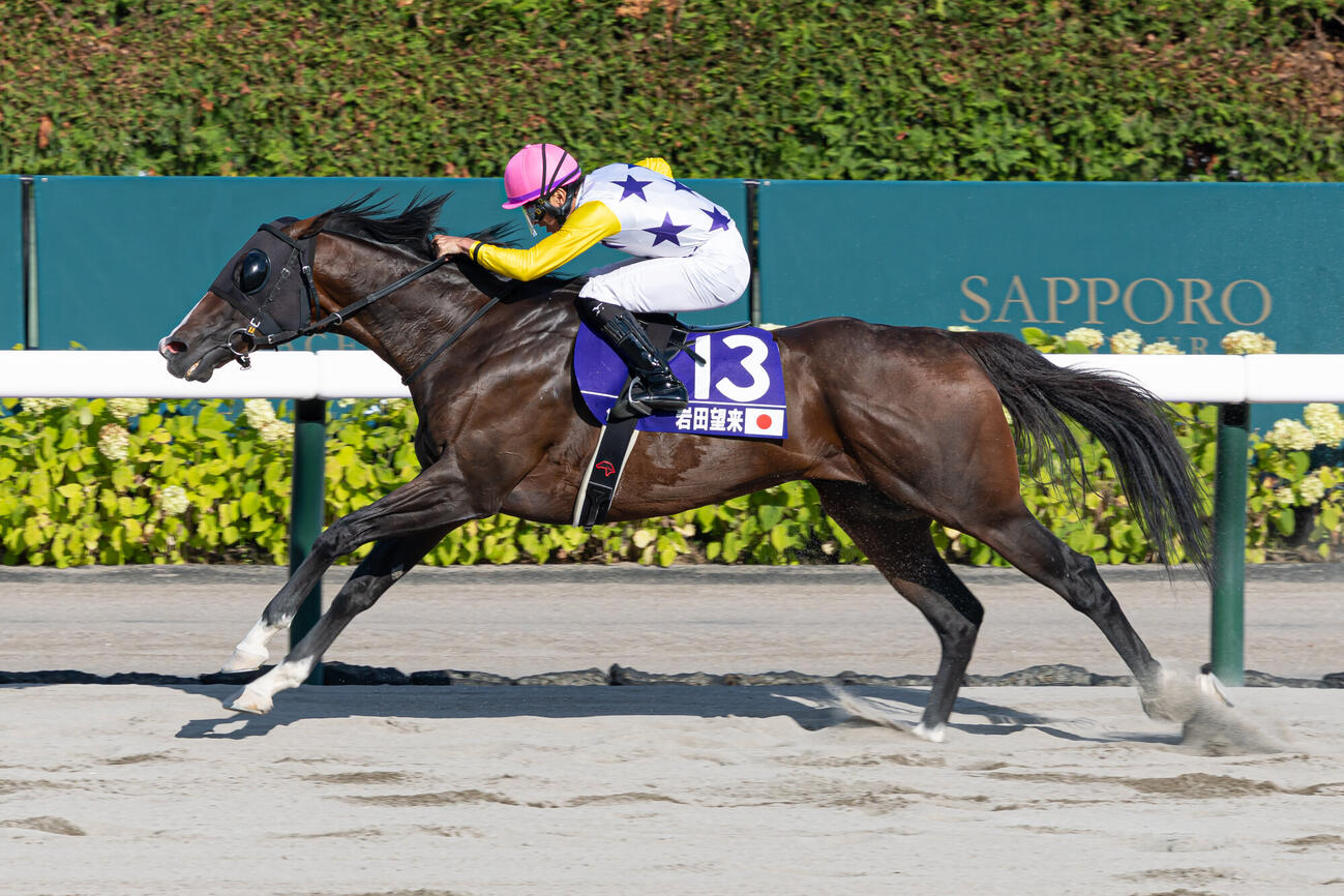 札幌10R、WASJ第3戦を制したマーシヴィガラスと岩田望来騎手