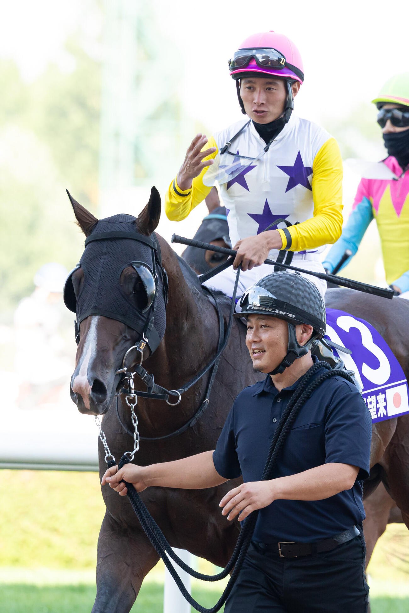 札幌10RのWASJ第3戦を制したマーシヴィガラスと岩田望来騎手