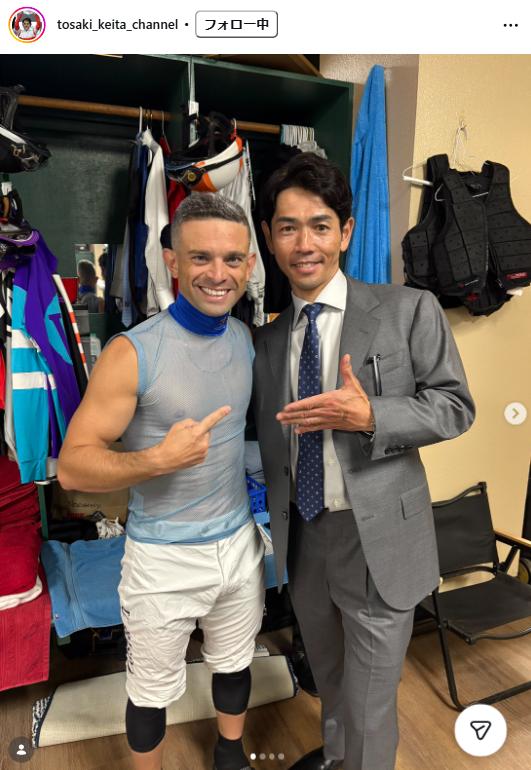 戸崎圭太騎手のインスタグラムから